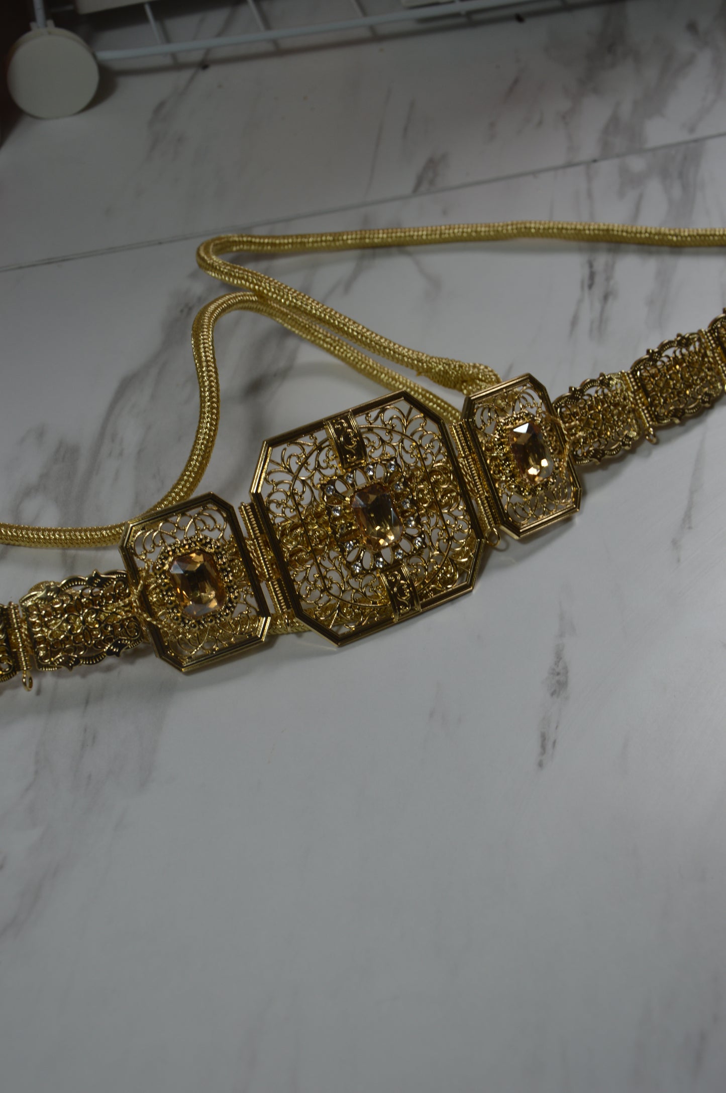 Ceinture Ndamma Or et Nude