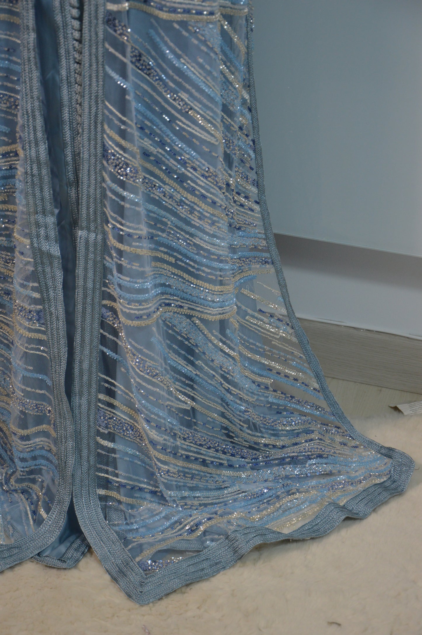 Takchita Crystal Bleu Perlé