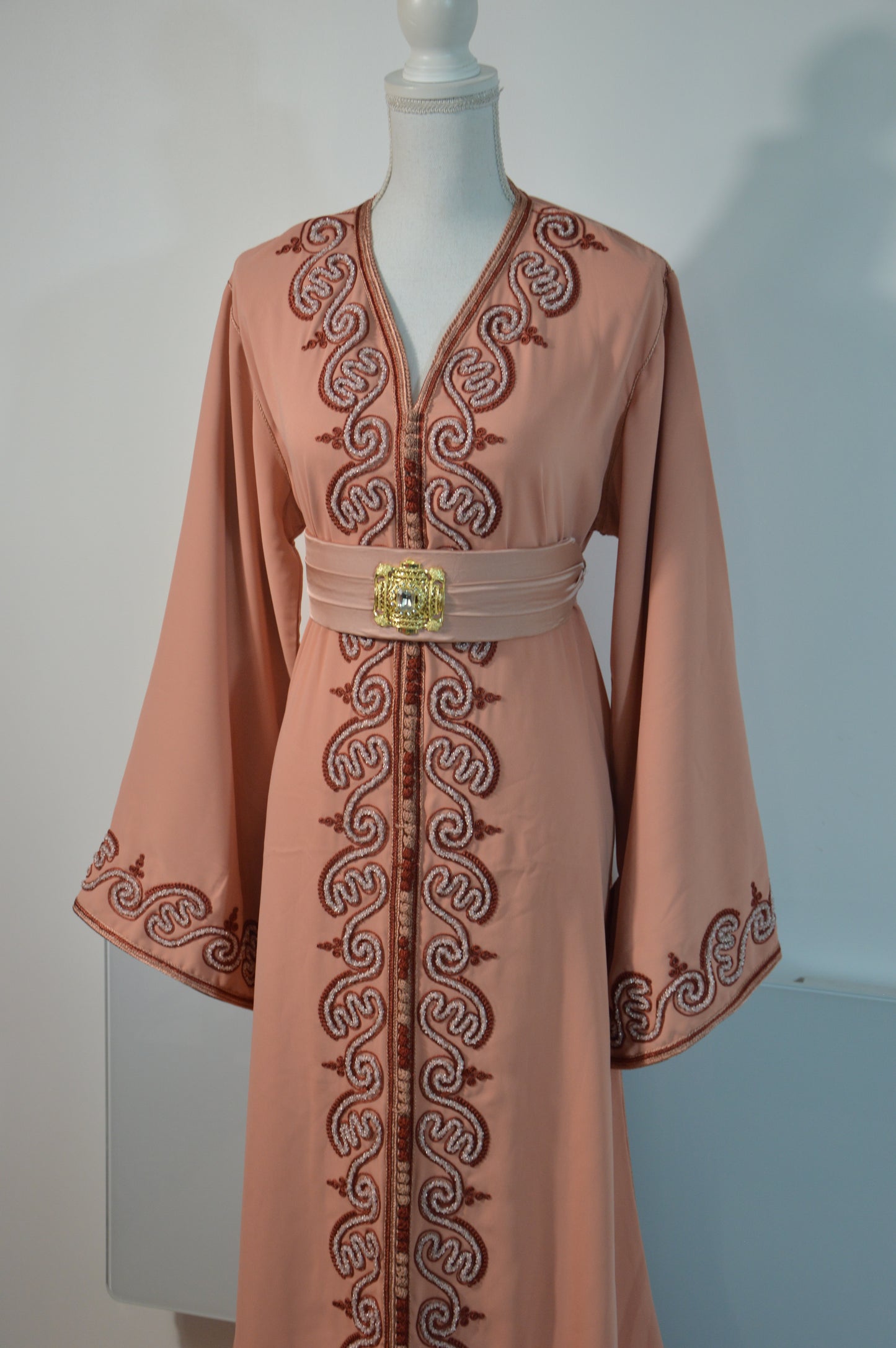 Caftan SOUMAYA saumon