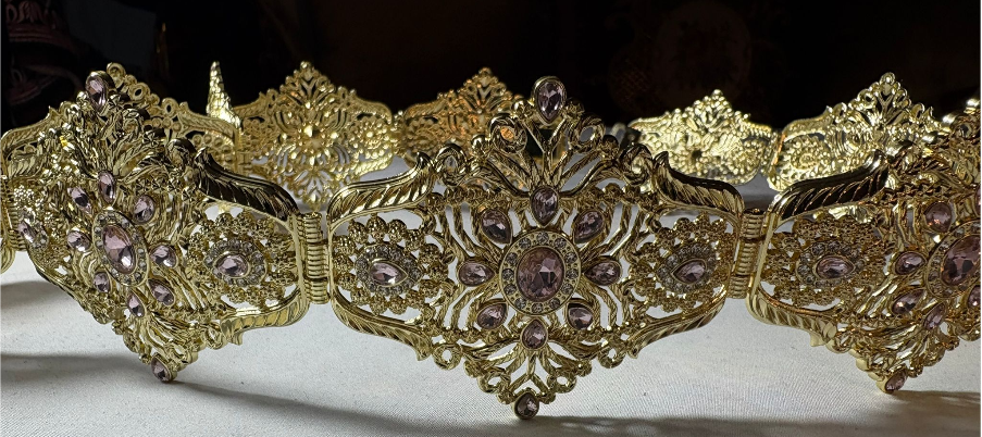 Ceinture Perles Cérémonie - Accessoire Caftan Takchita