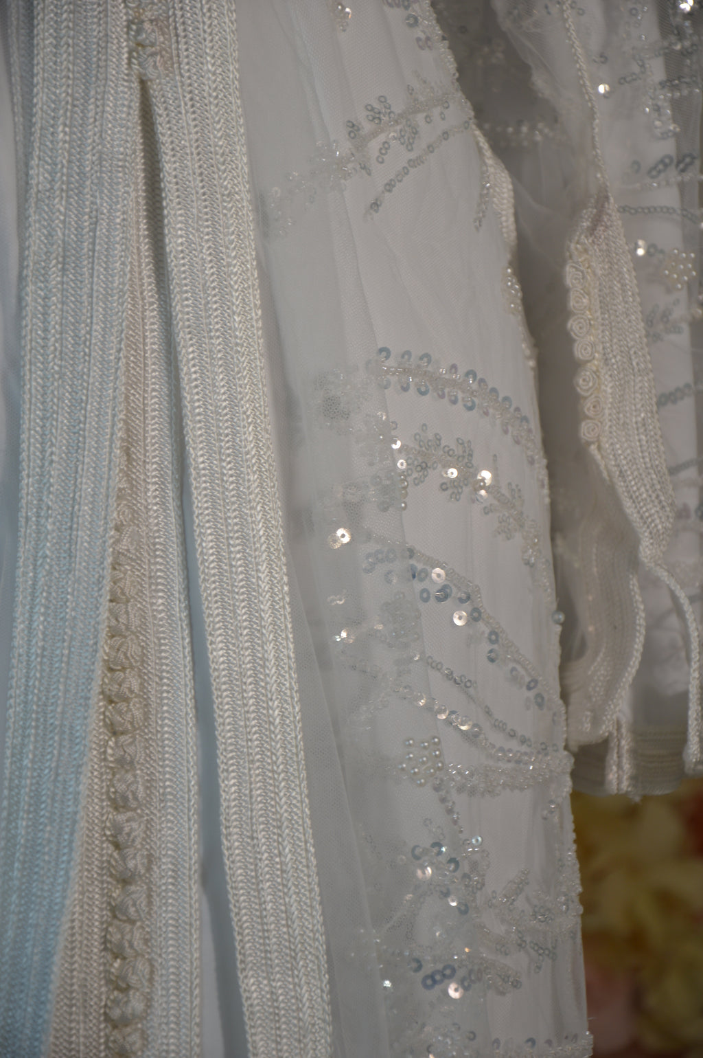 Takchita CRYSTAL BLANC sequins