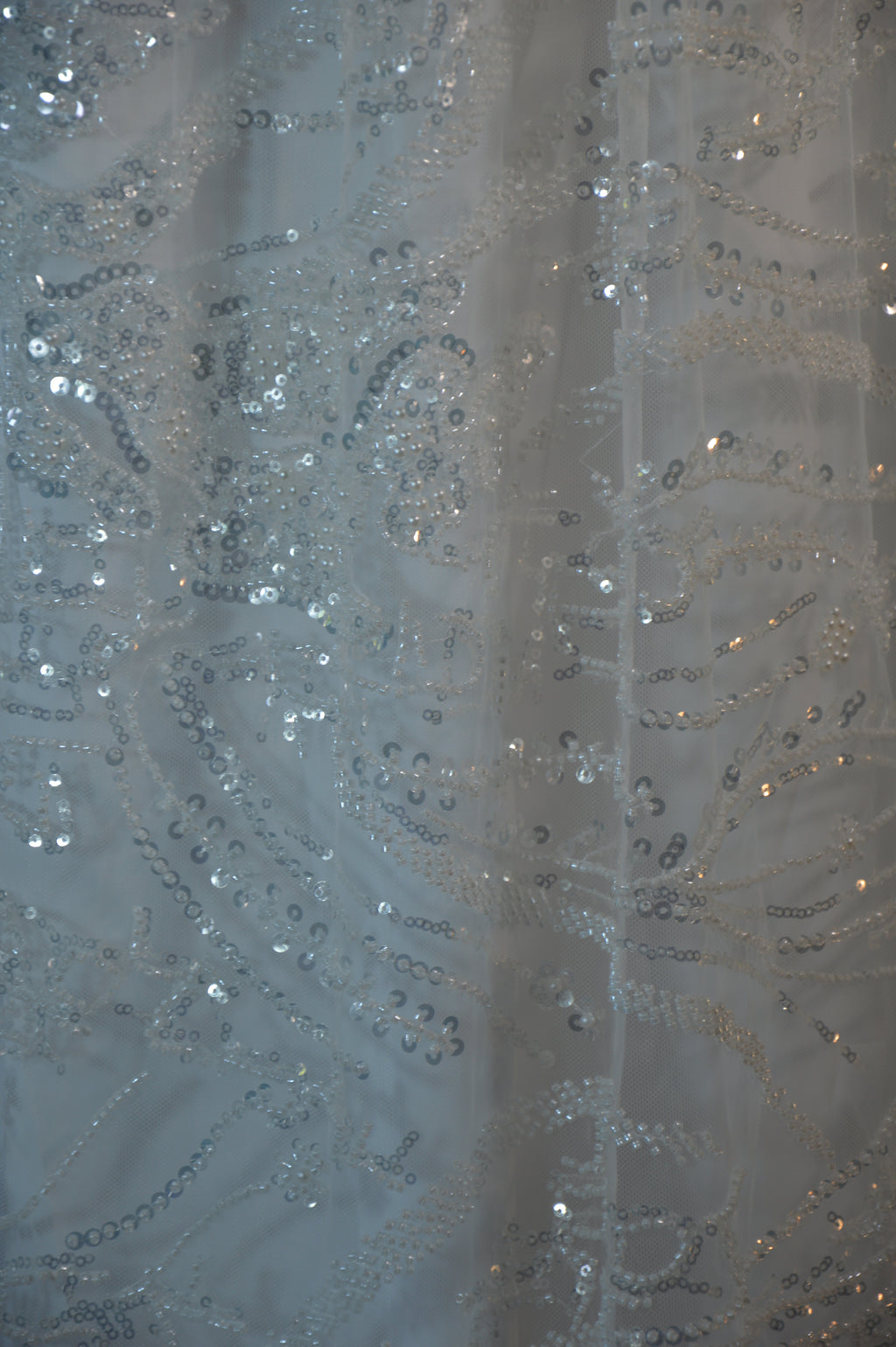 Takchita CRYSTAL BLANC sequins