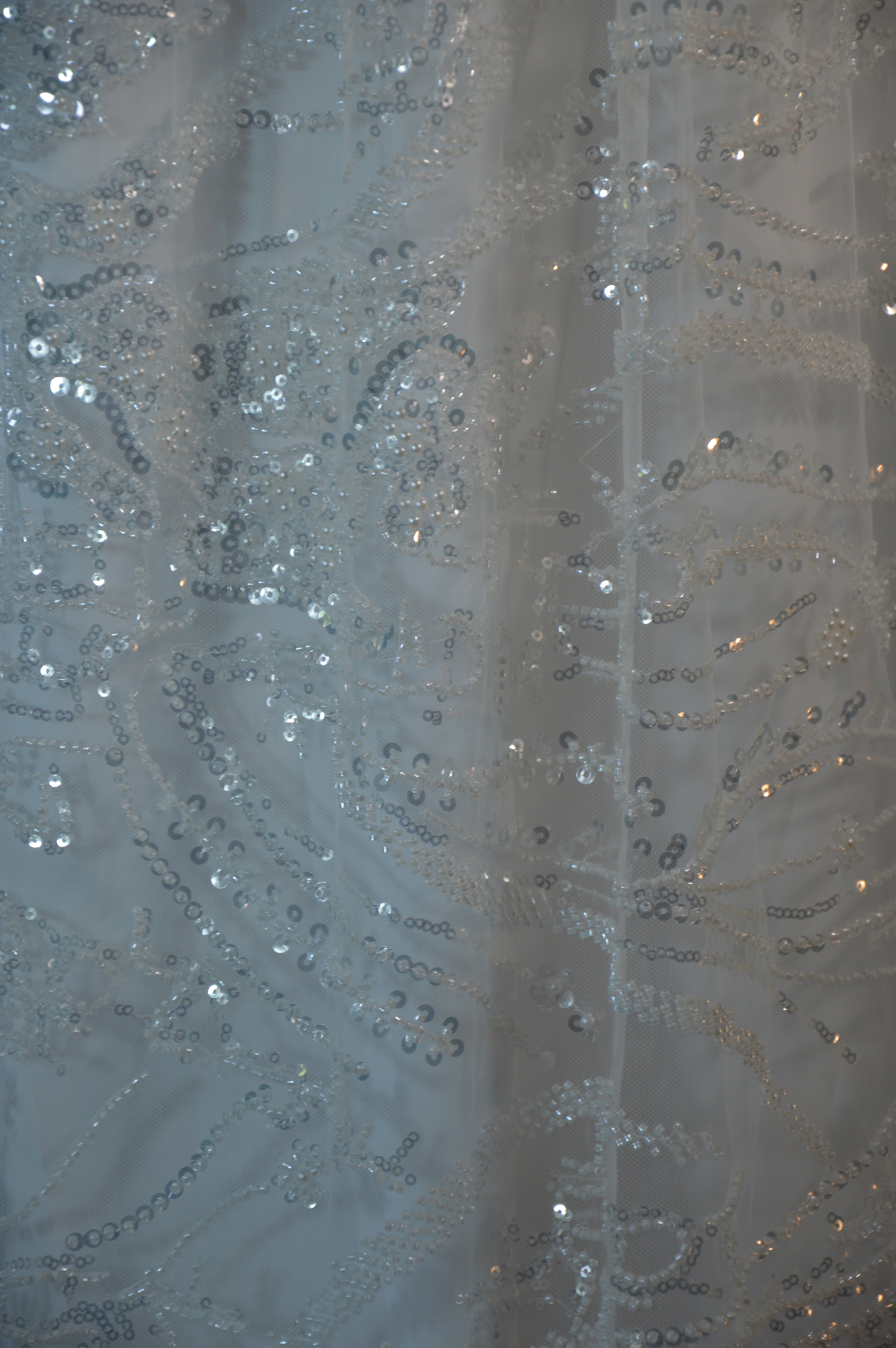 Takchita CRYSTAL BLANC sequins