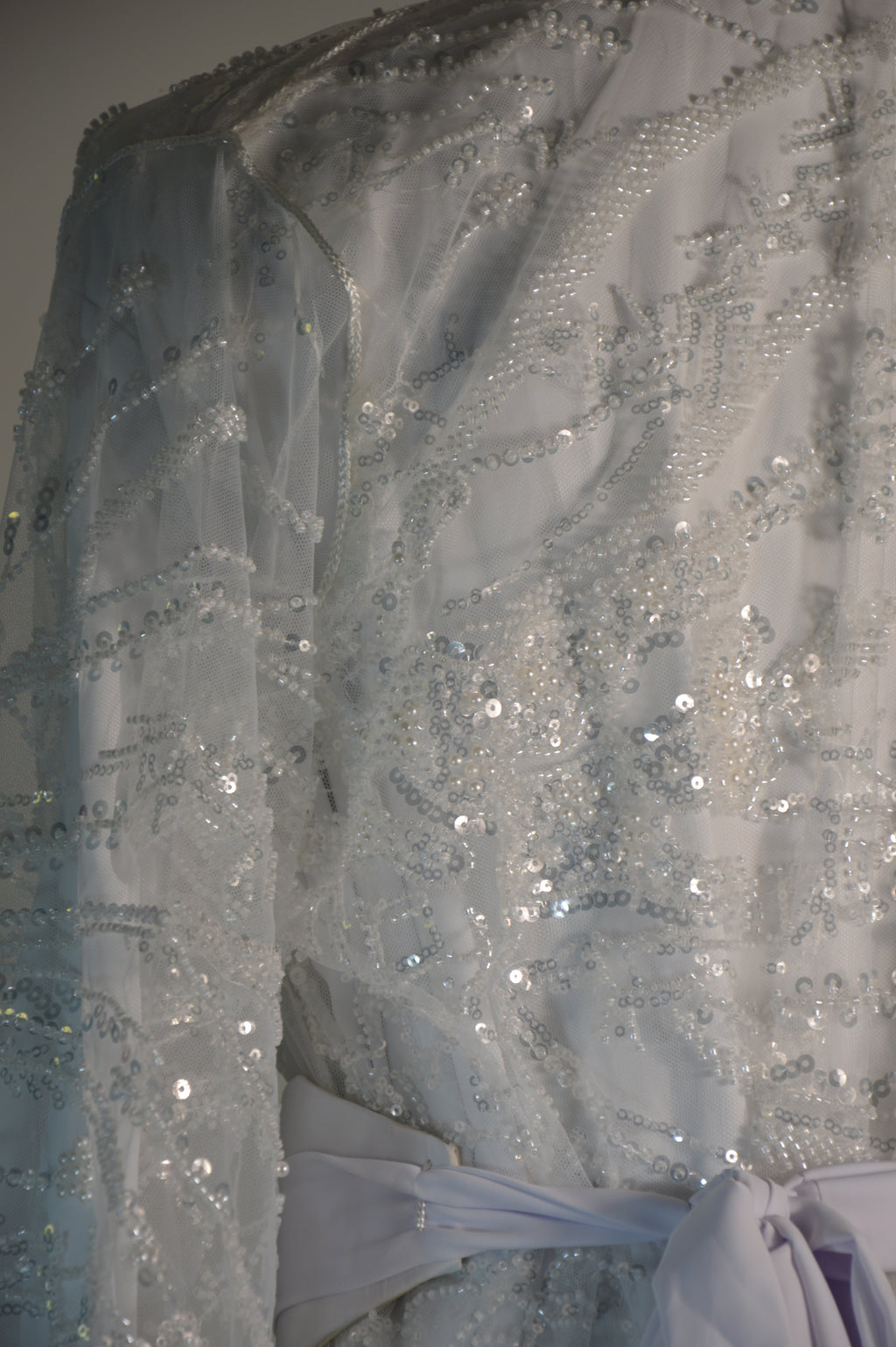 Takchita CRYSTAL BLANC sequins