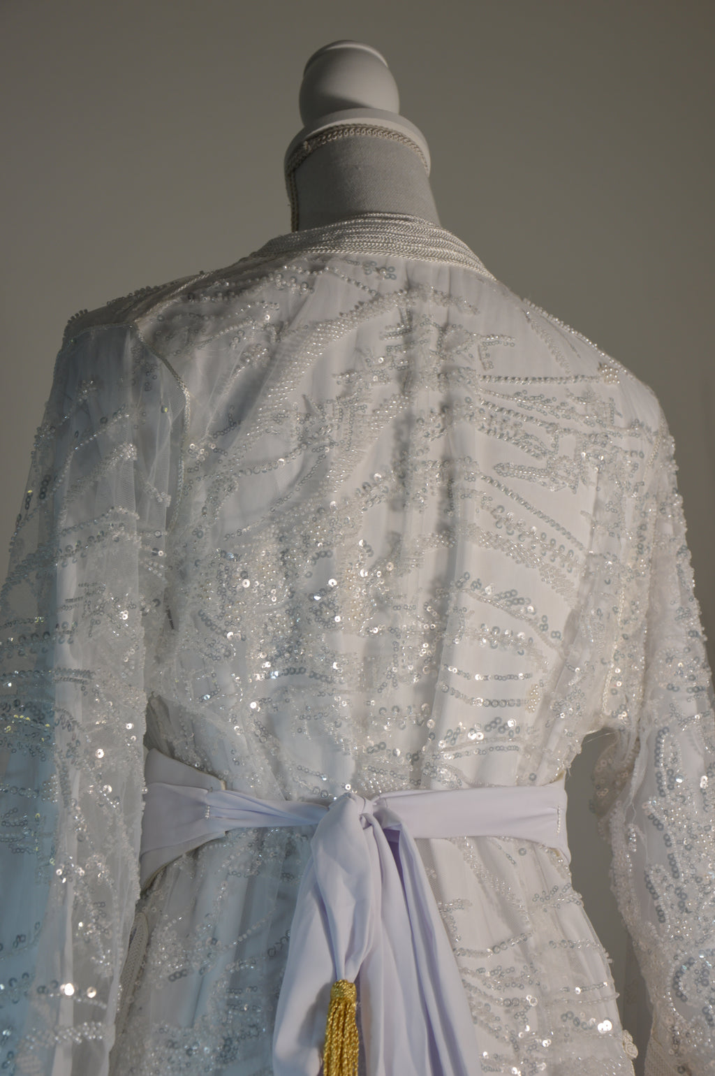 Takchita CRYSTAL BLANC sequins