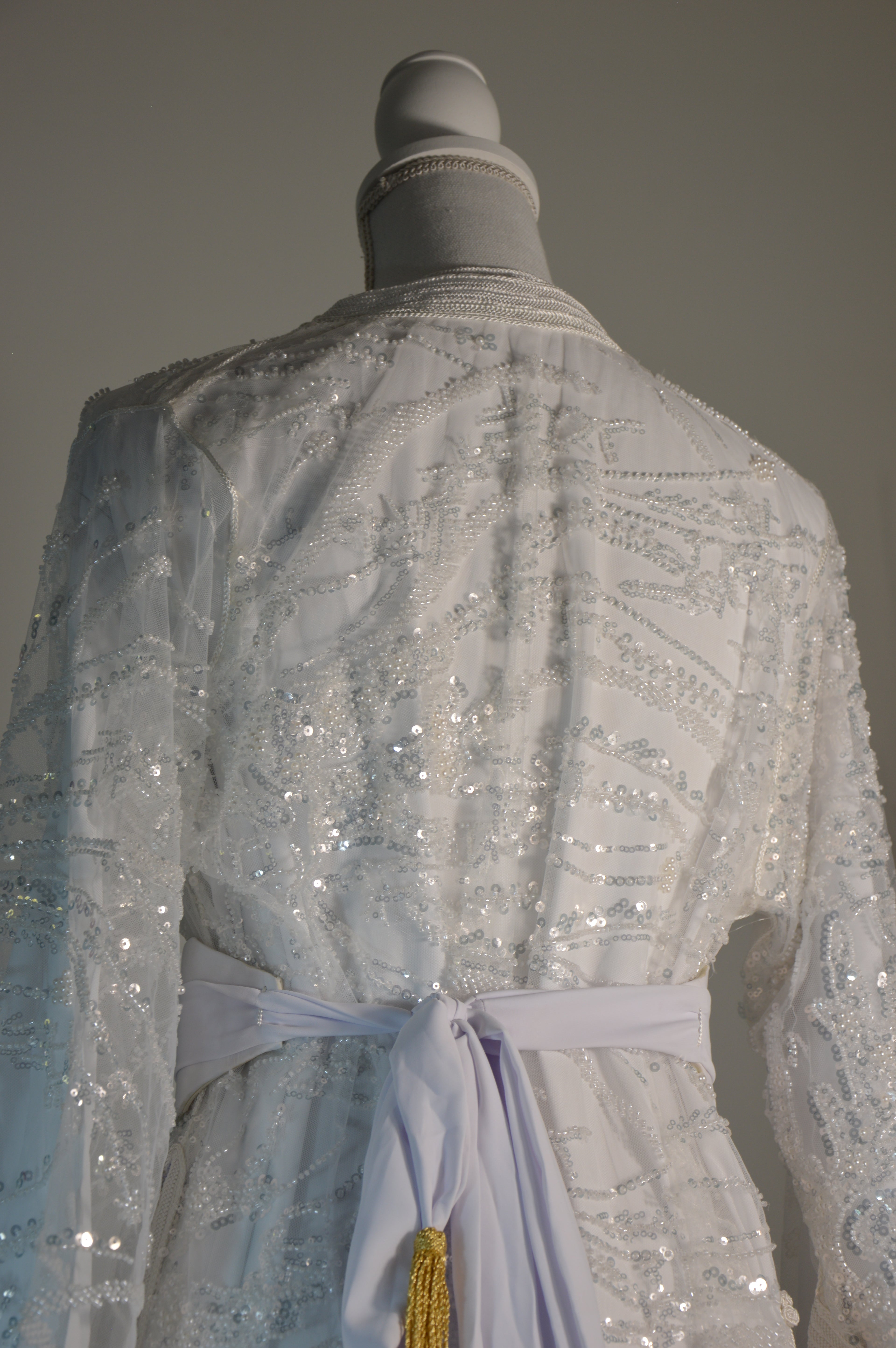 Takchita CRYSTAL BLANC sequins