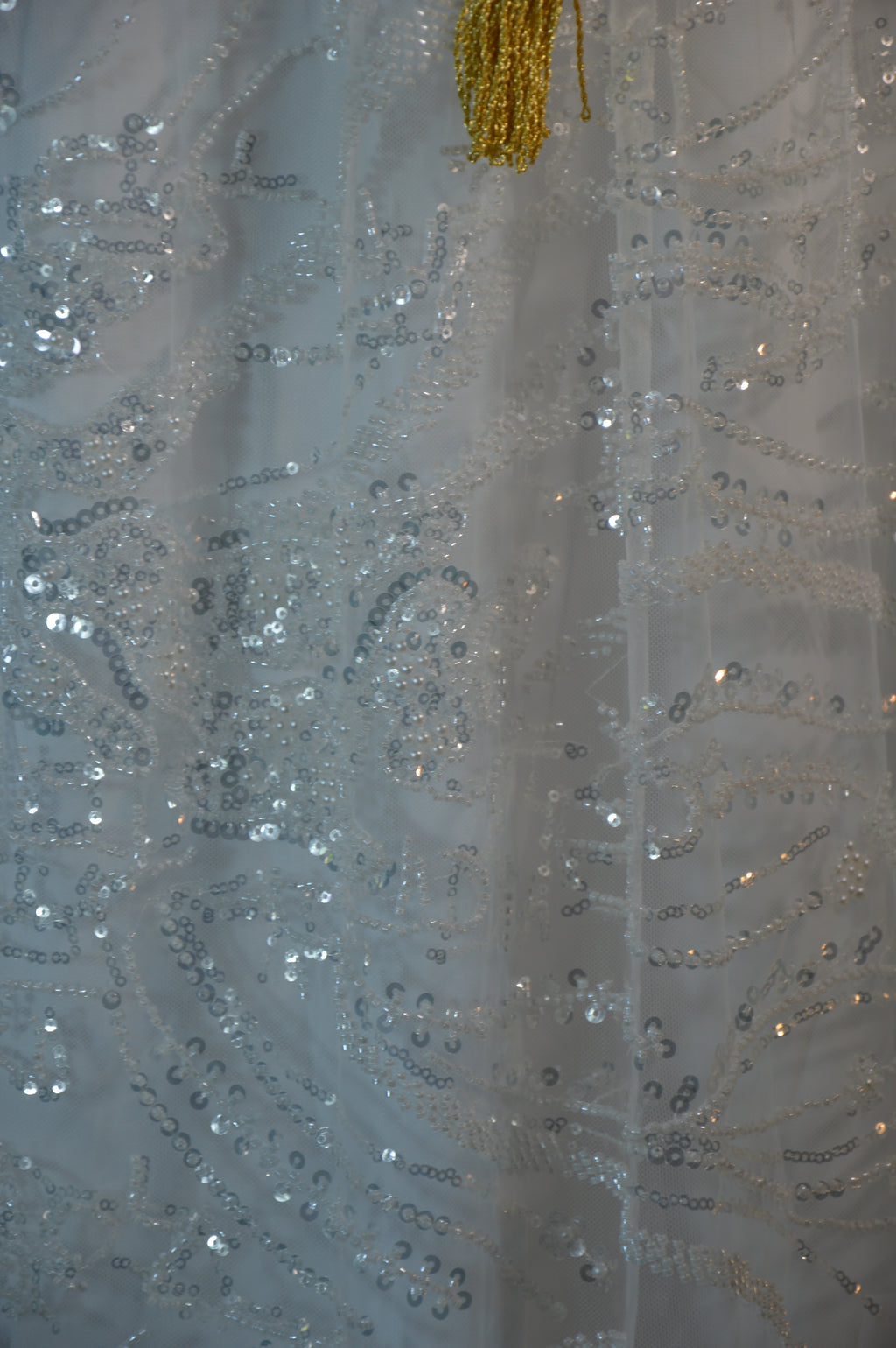 Takchita CRYSTAL BLANC sequins