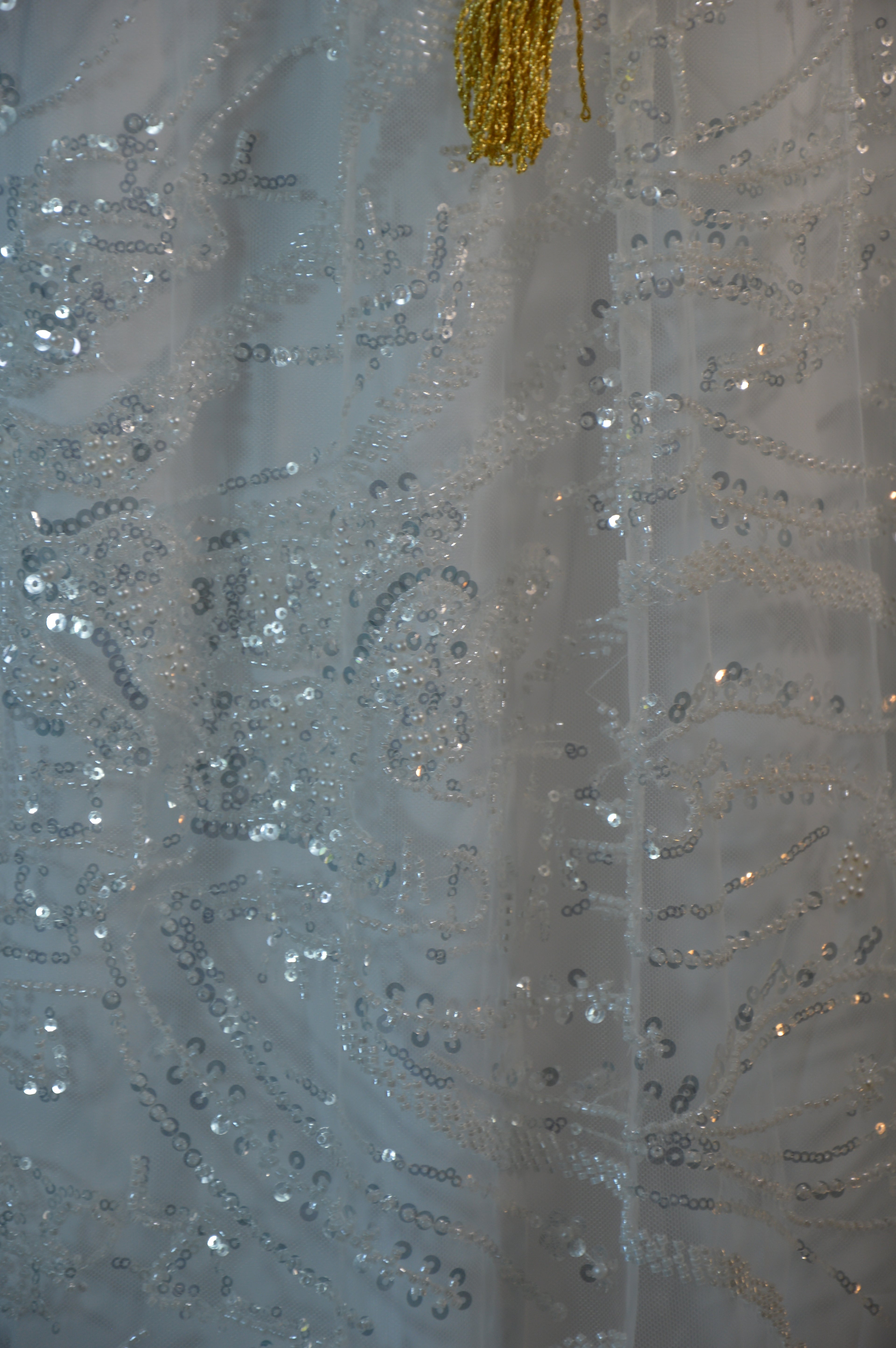 Takchita CRYSTAL BLANC sequins