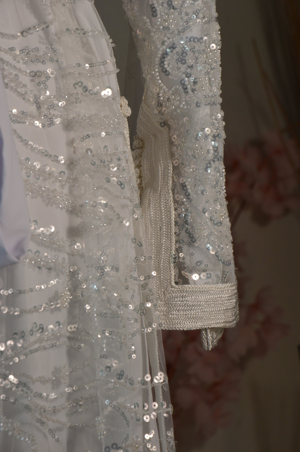 Takchita CRYSTAL BLANC sequins