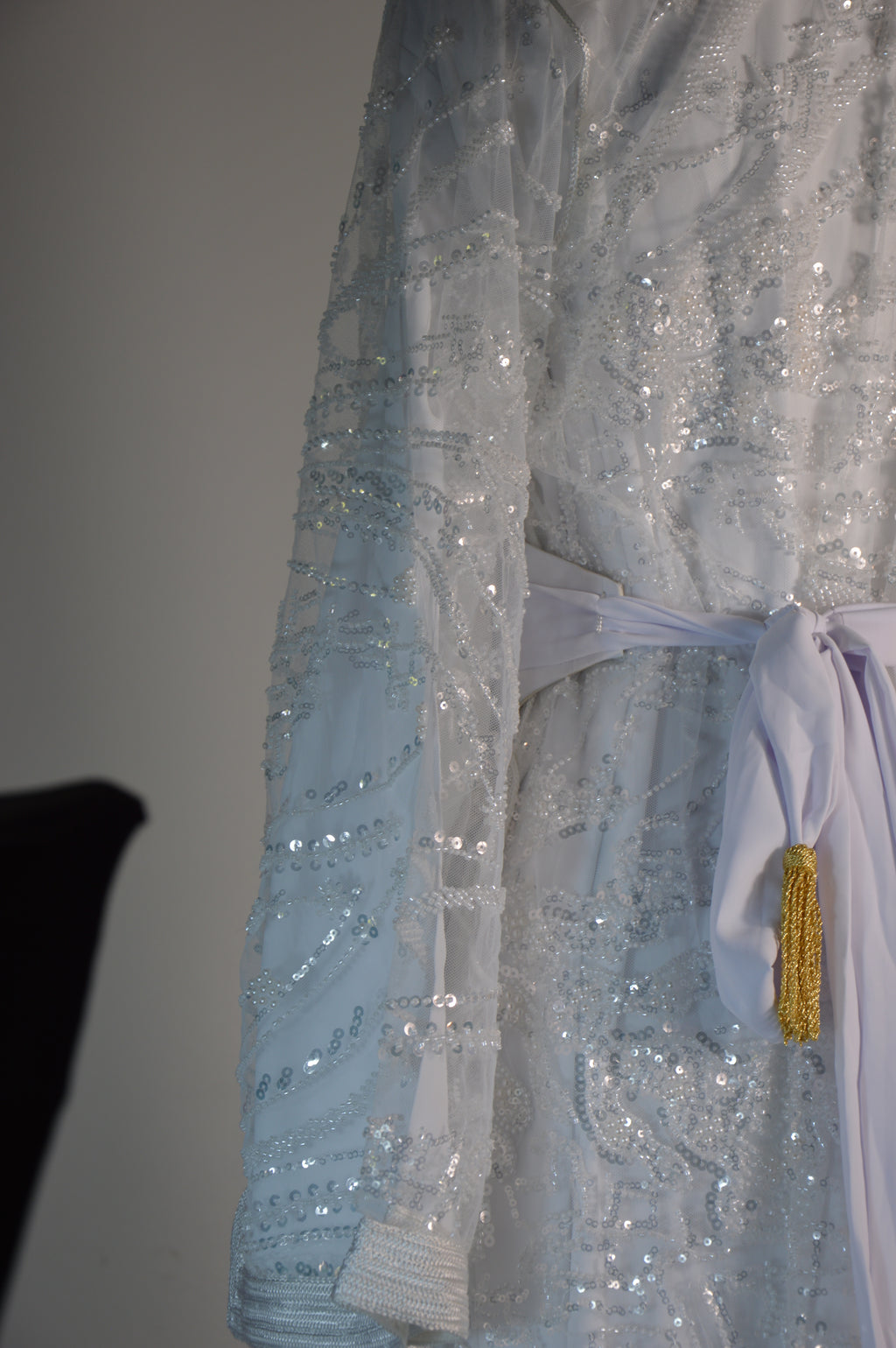 Takchita CRYSTAL BLANC sequins