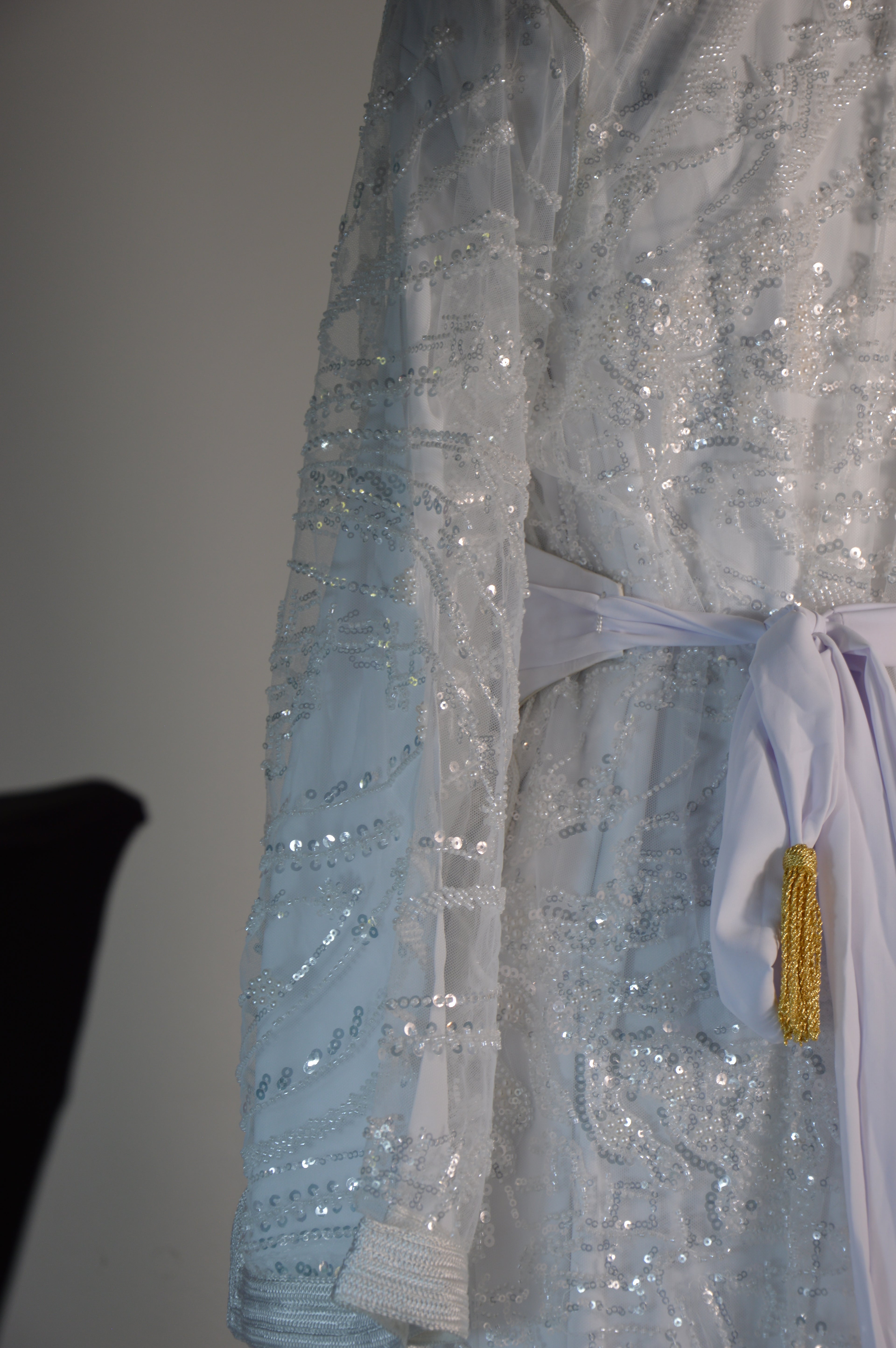 Takchita CRYSTAL BLANC sequins