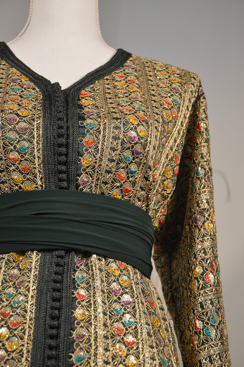 Caftan Sari Royale Multicolore – Zeynaya Collection