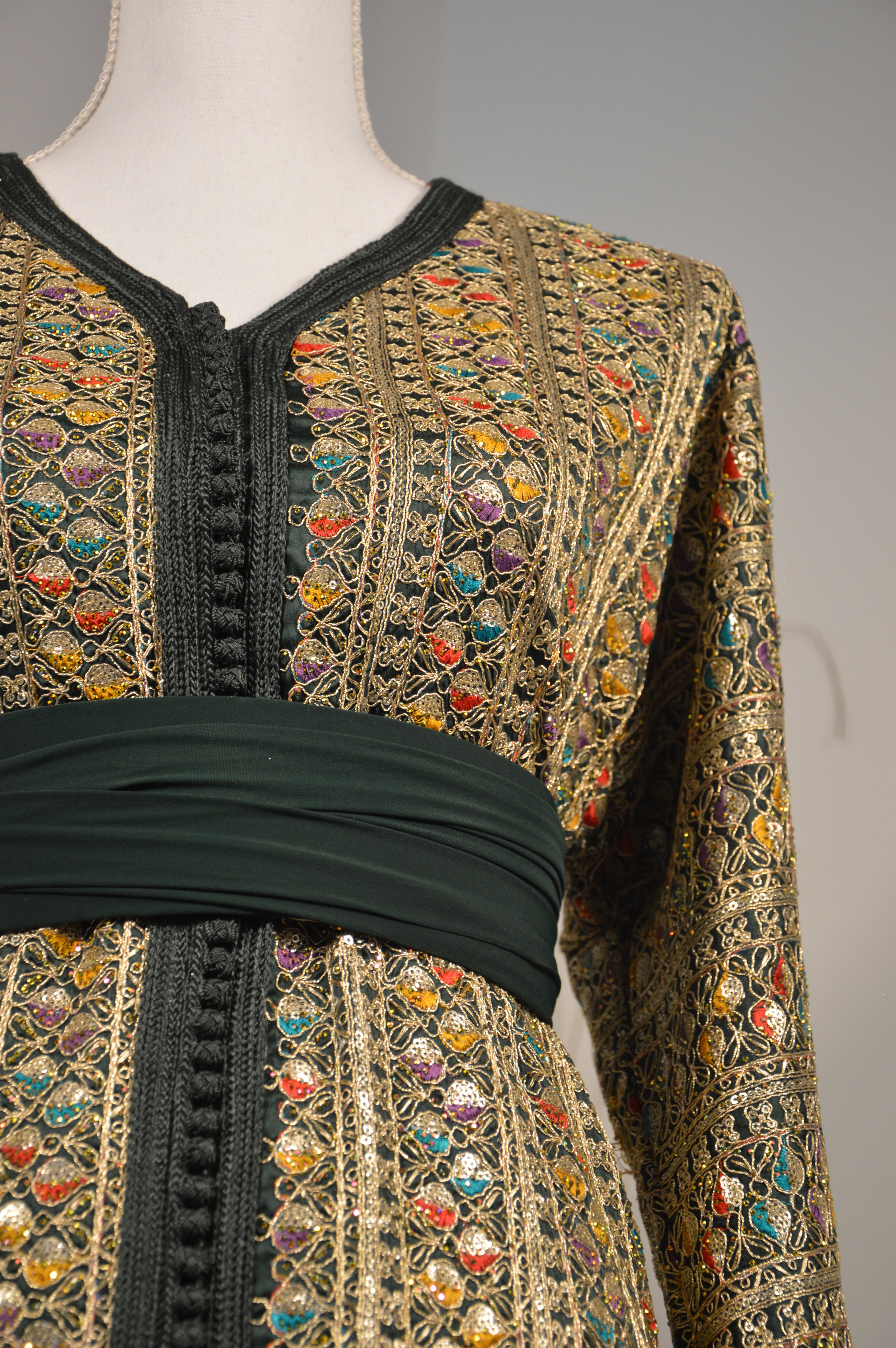 Caftan Sari Royale Multicolore – Zeynaya Collection