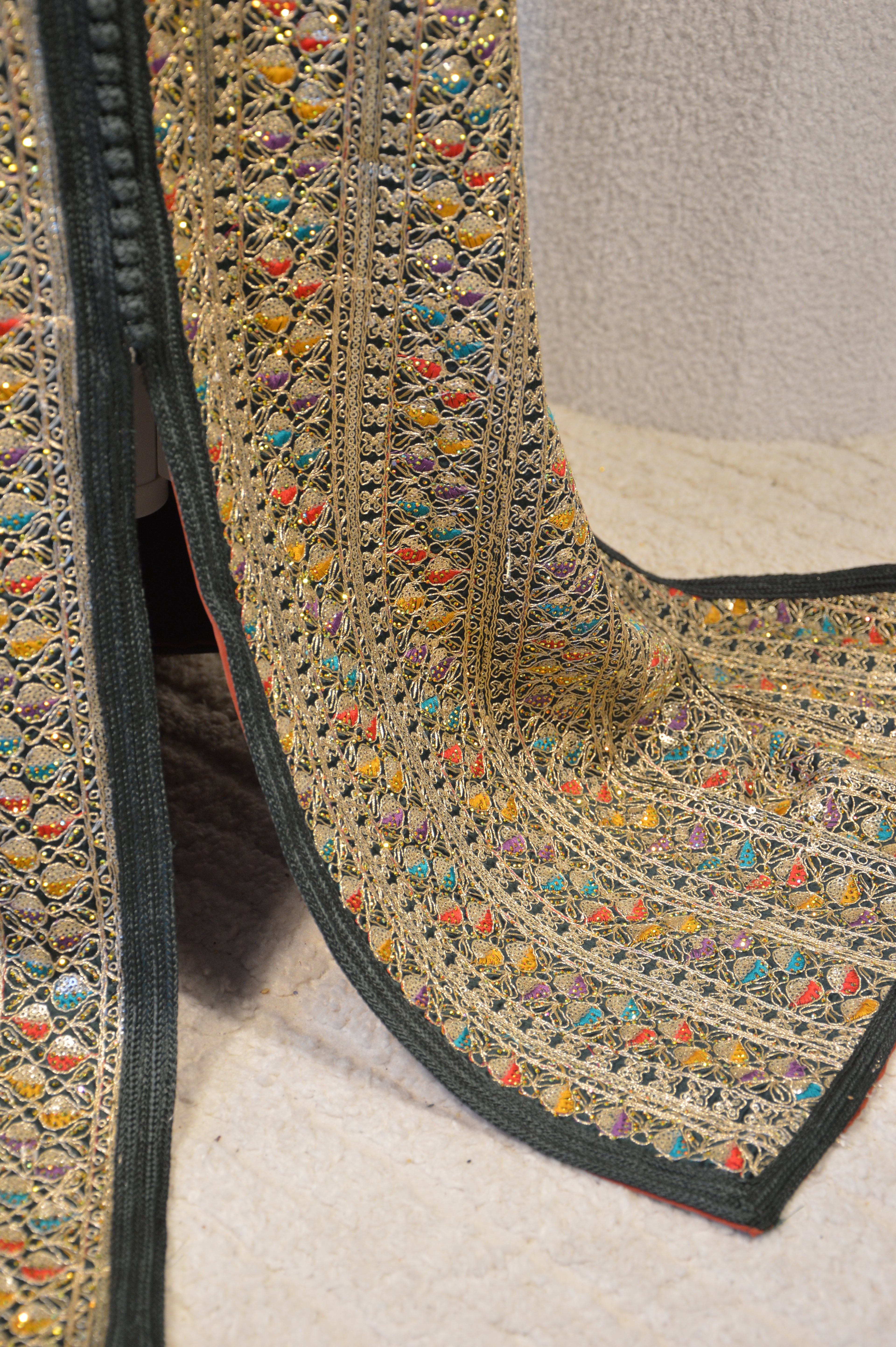 Caftan Sari Royale Multicolore – Zeynaya Collection