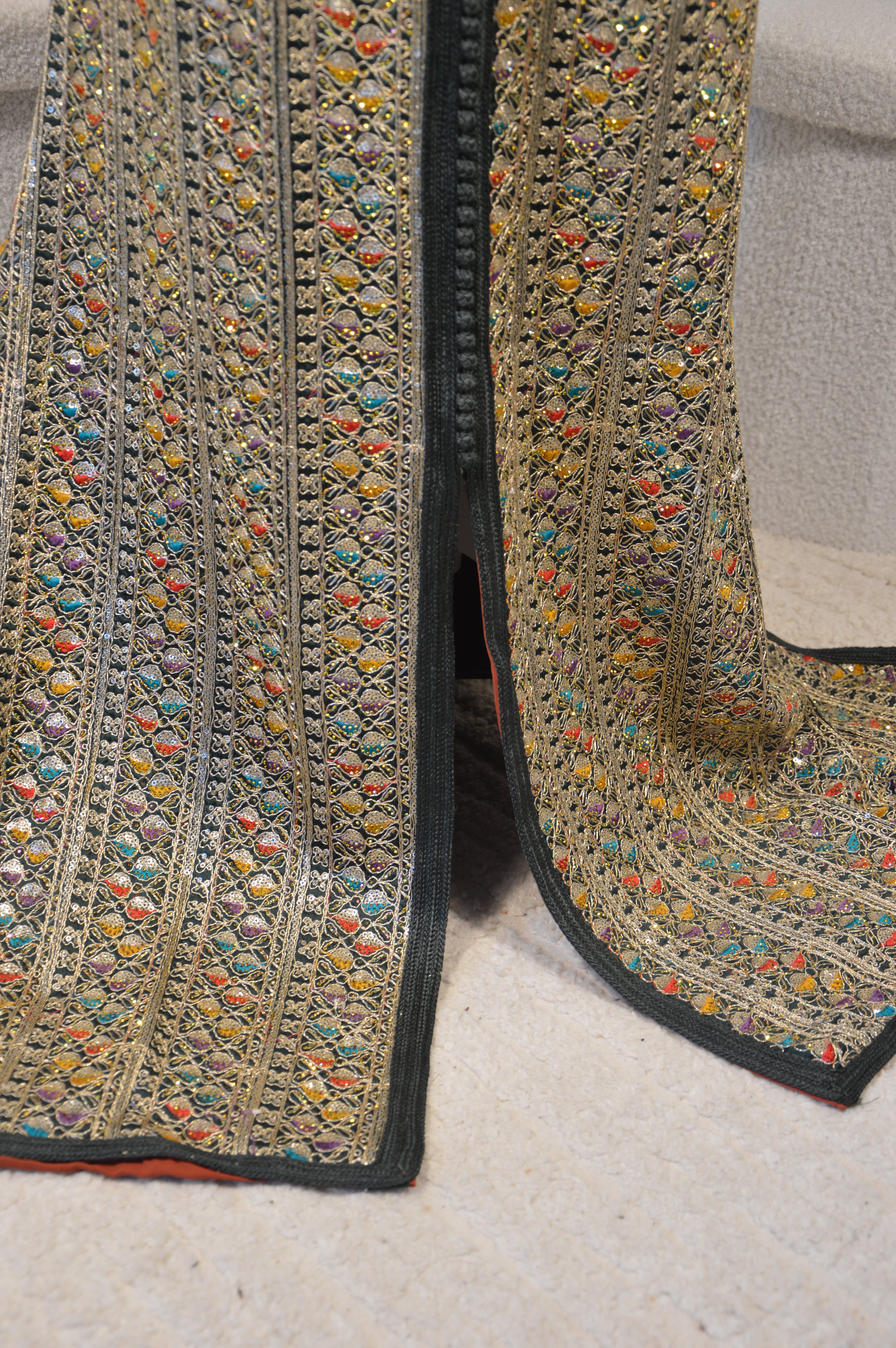 Caftan Sari Royale Multicolore – Zeynaya Collection