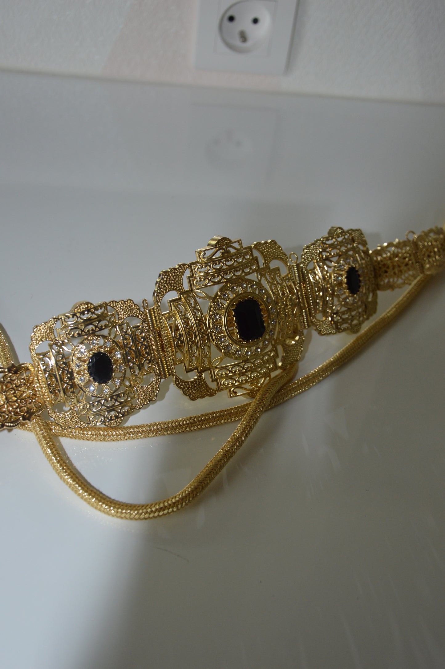 Ceinture Orientale « Sultana » — Nacre Noir