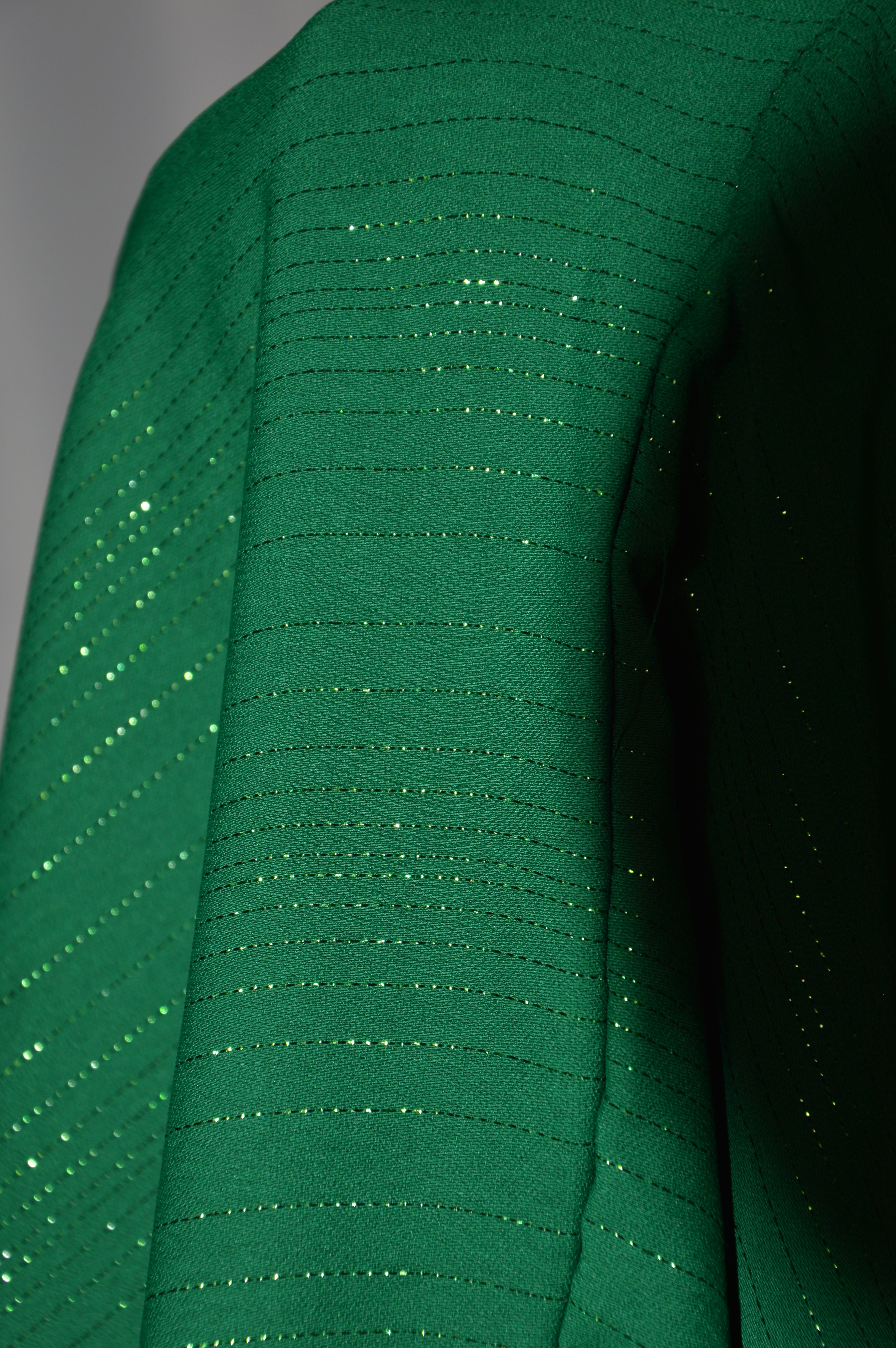 Gandoura Orientale Pailletée – Vert Émeraude