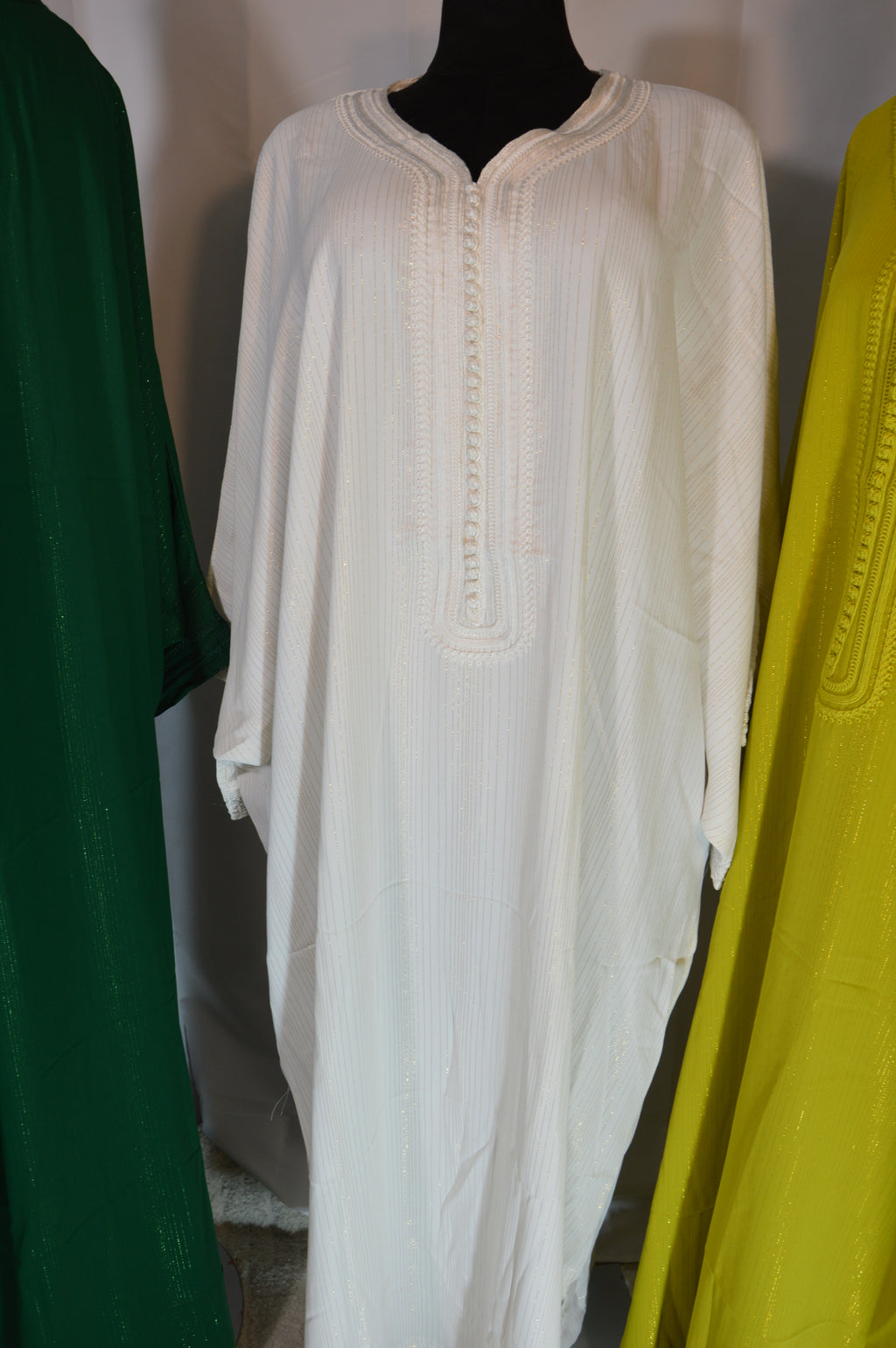 Gandoura Pailletée Blanche