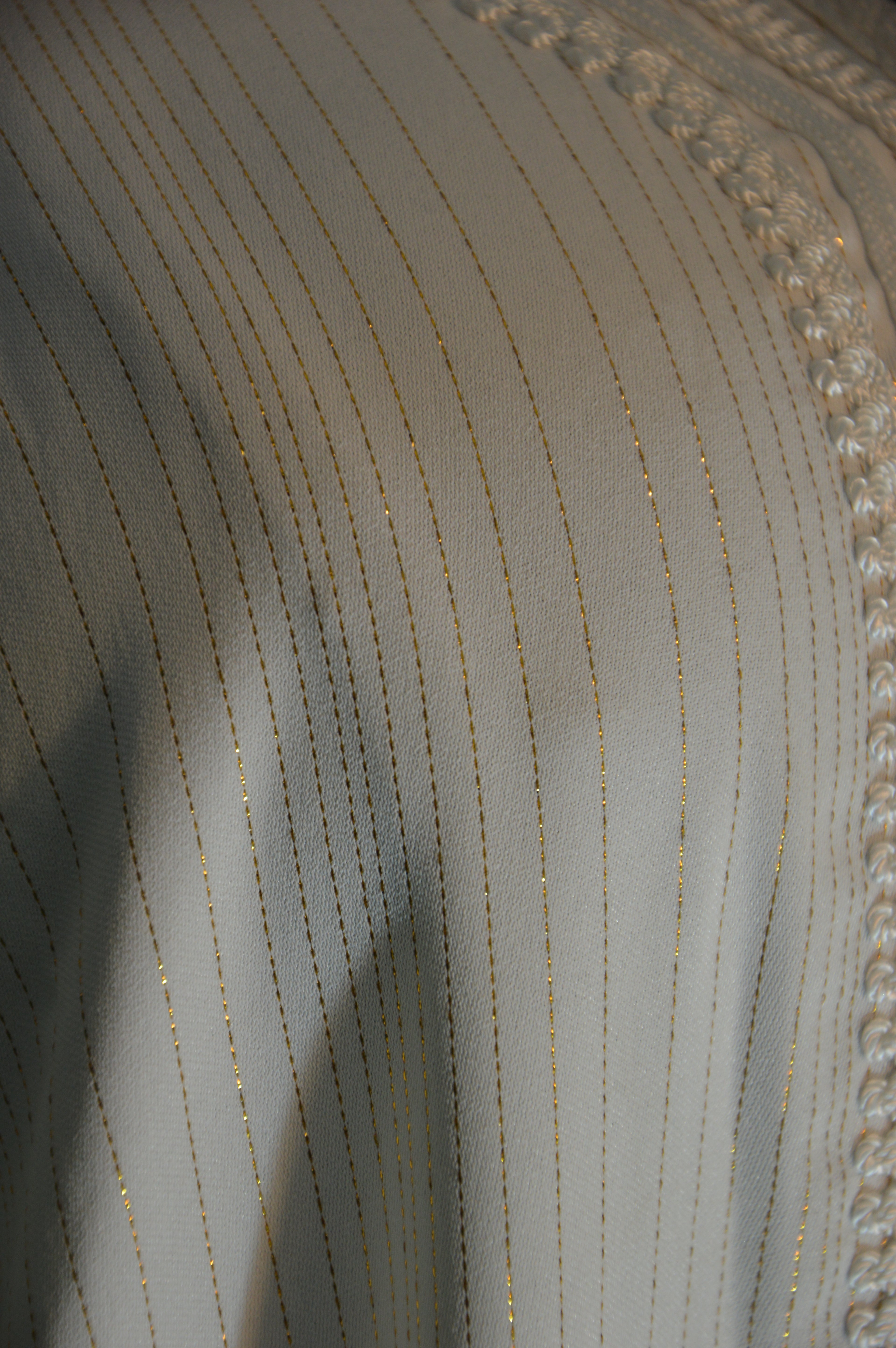 Gandoura Pailletée Blanche