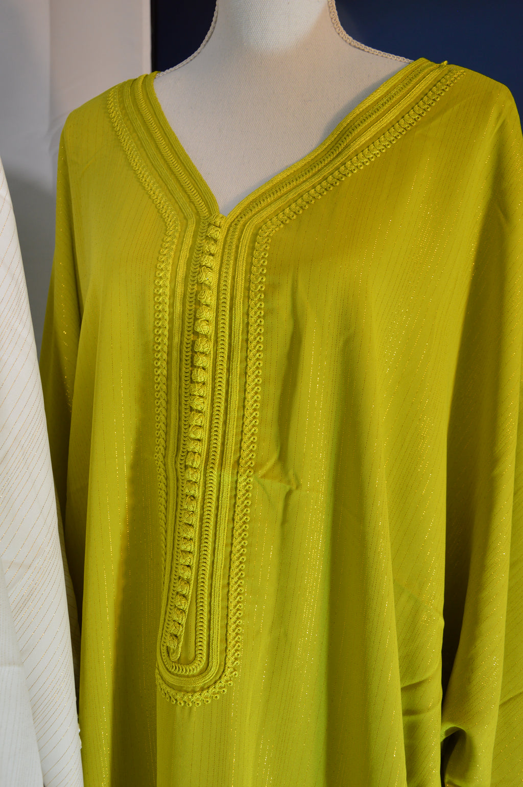 Gandoura Orientale Pailletée – Vert Pistache