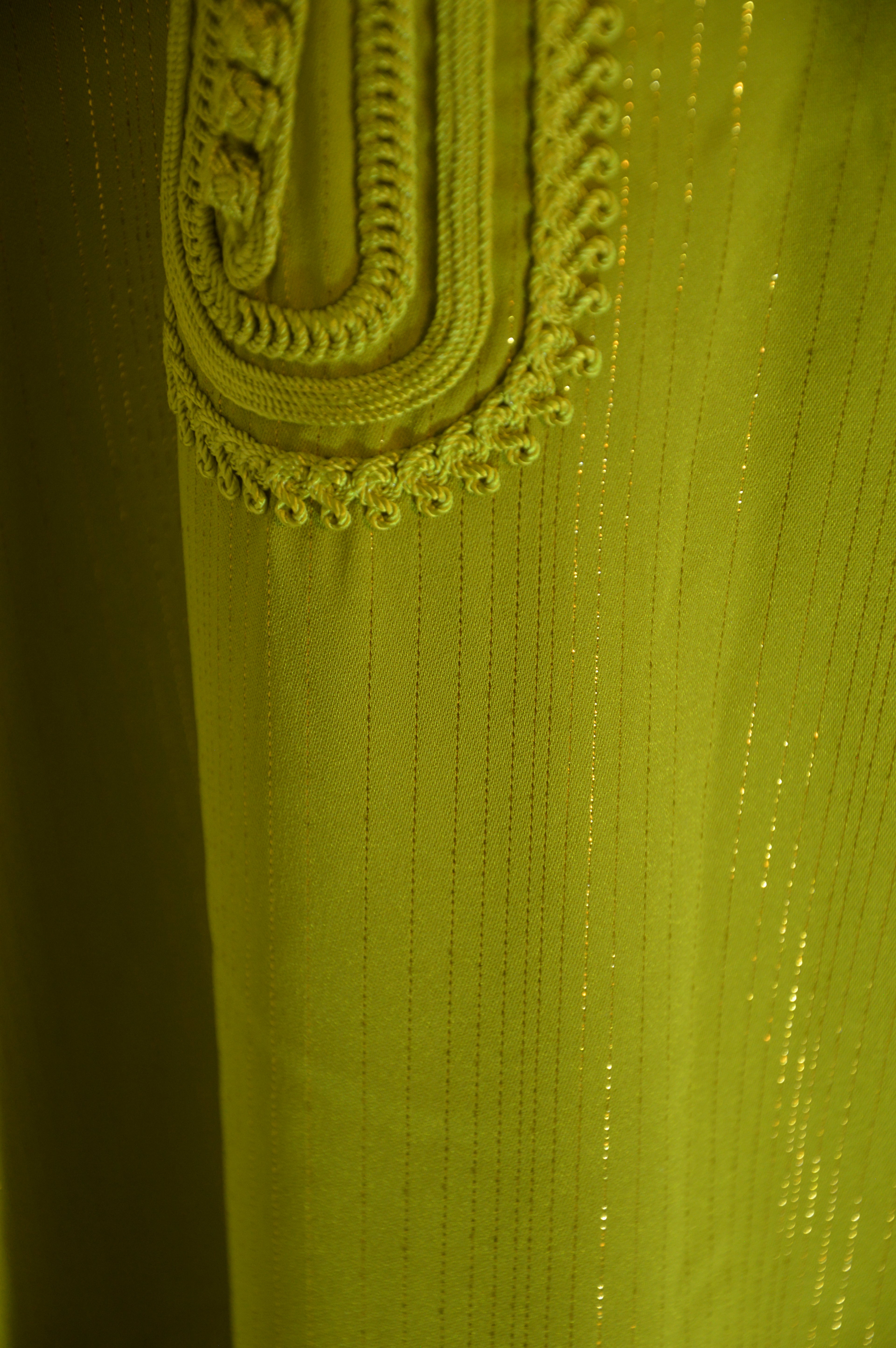 Gandoura Orientale Pailletée – Vert Pistache