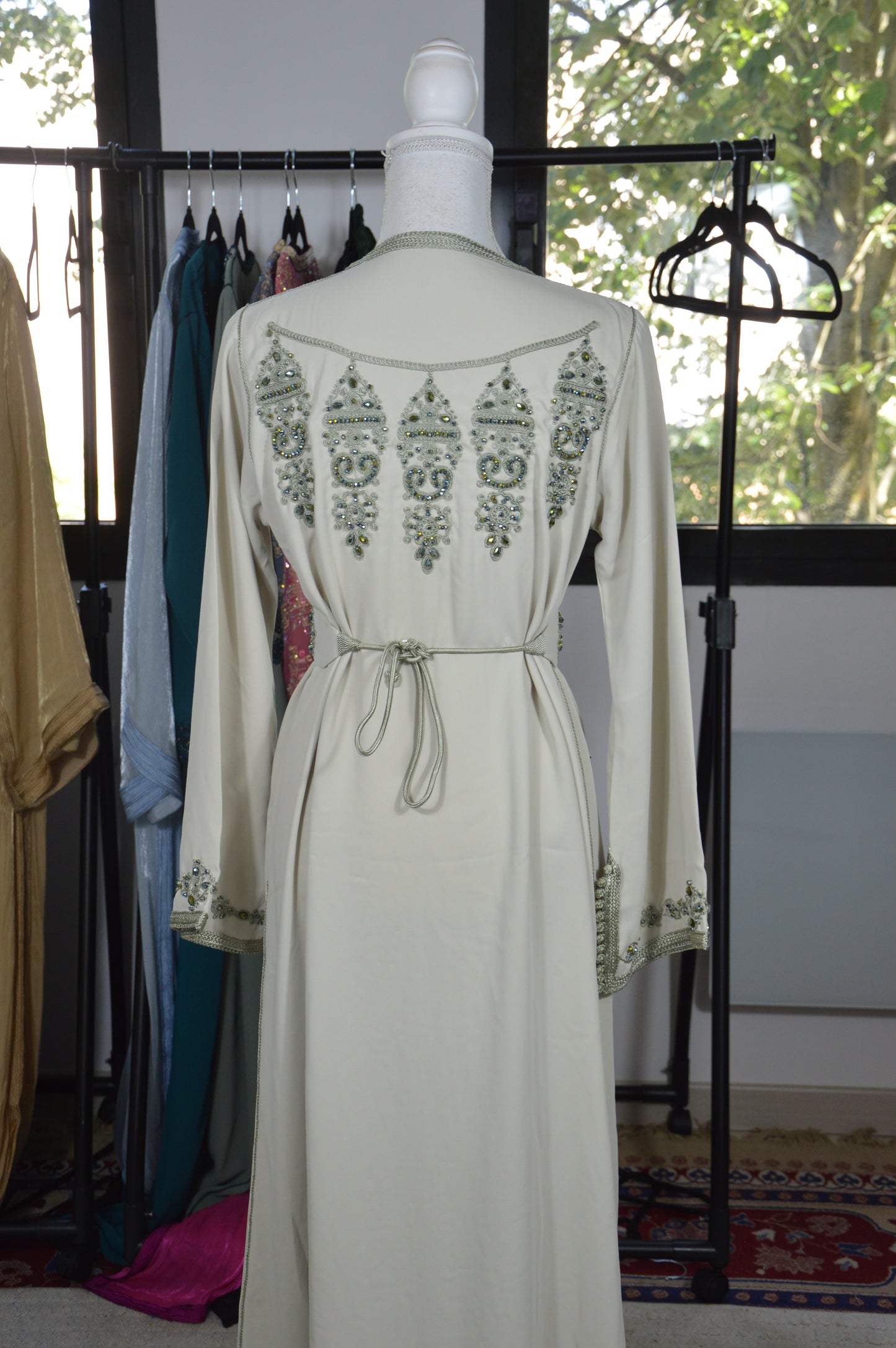 Caftan Perle Vert Clair