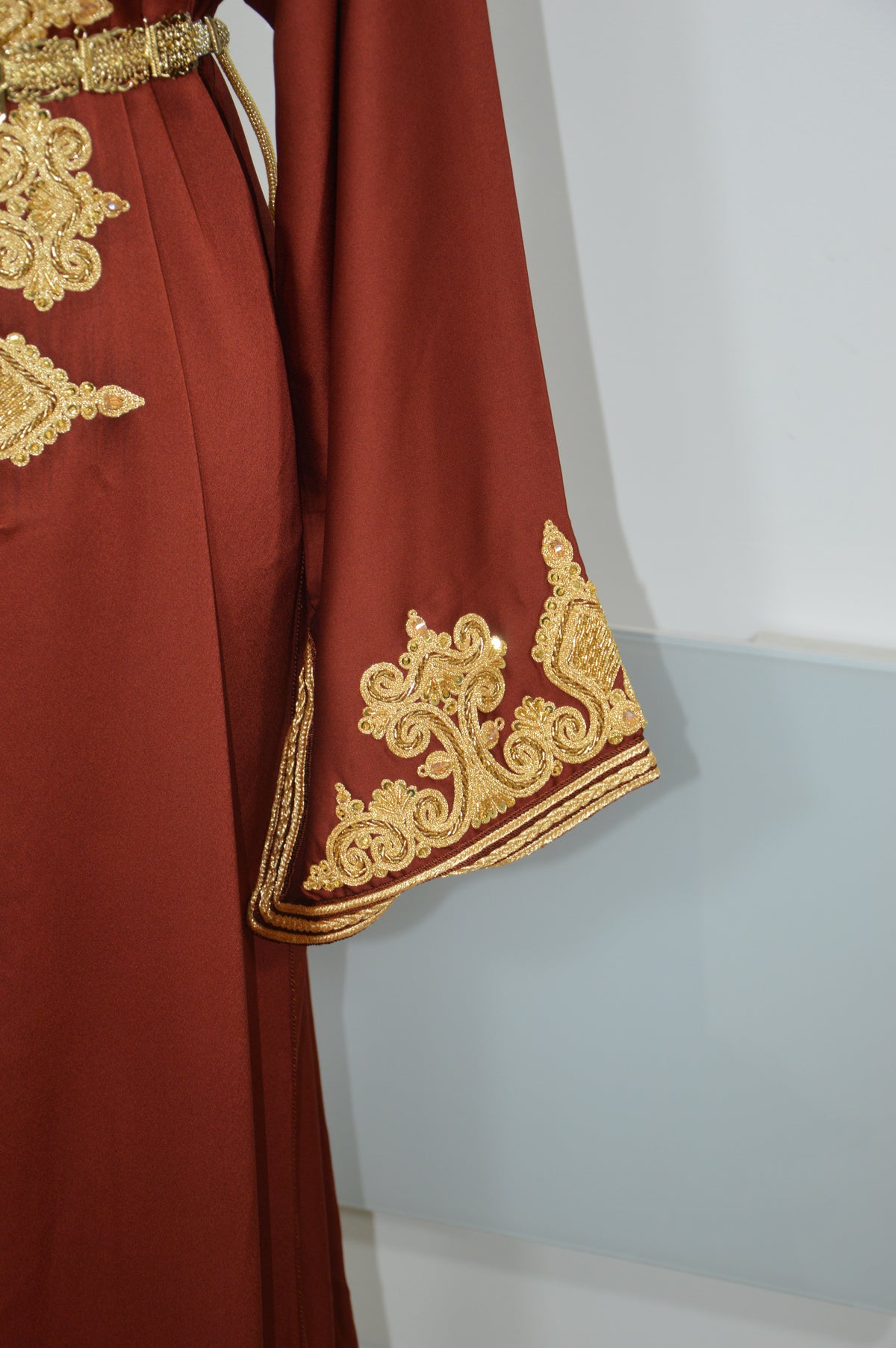 Caftan Dounia bordeaux