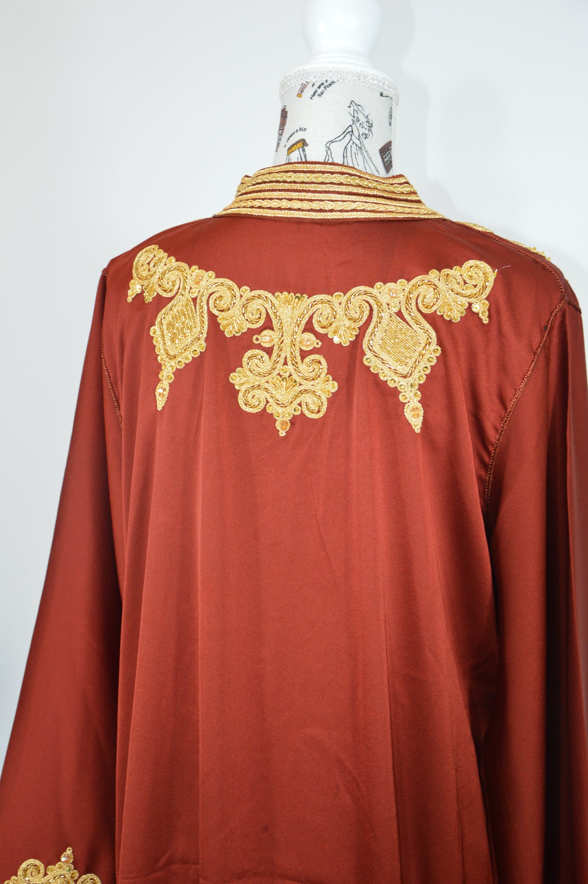 Caftan Dounia bordeaux