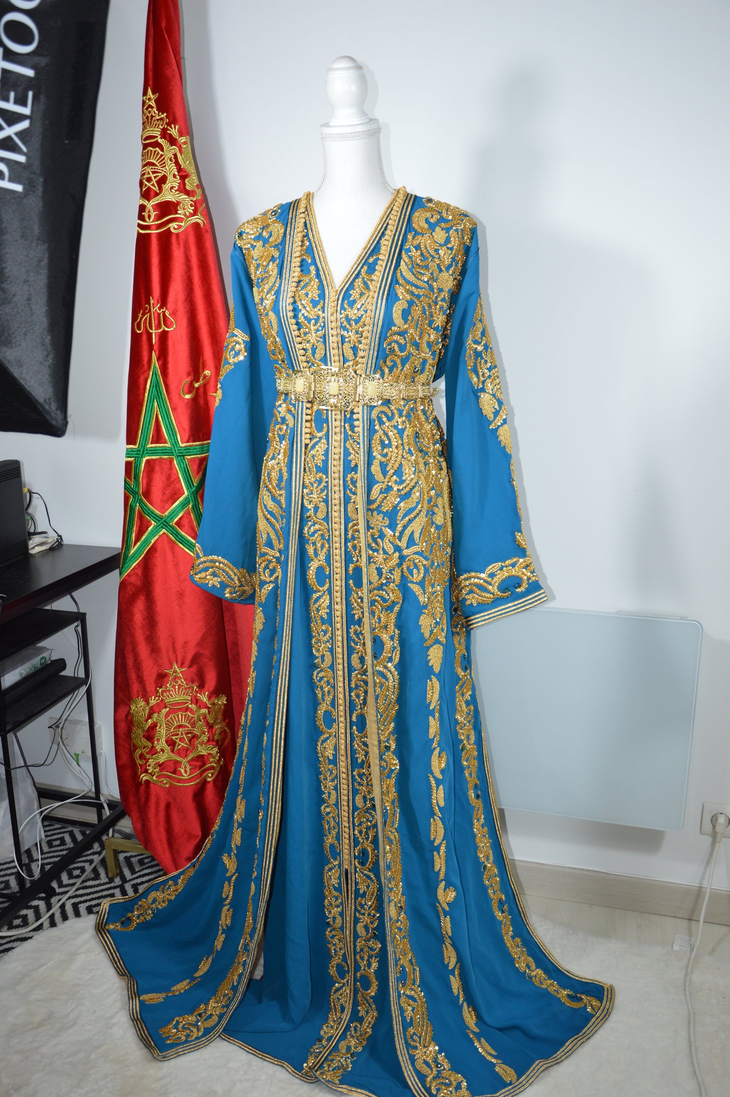Takchita Haute Couture Bleue