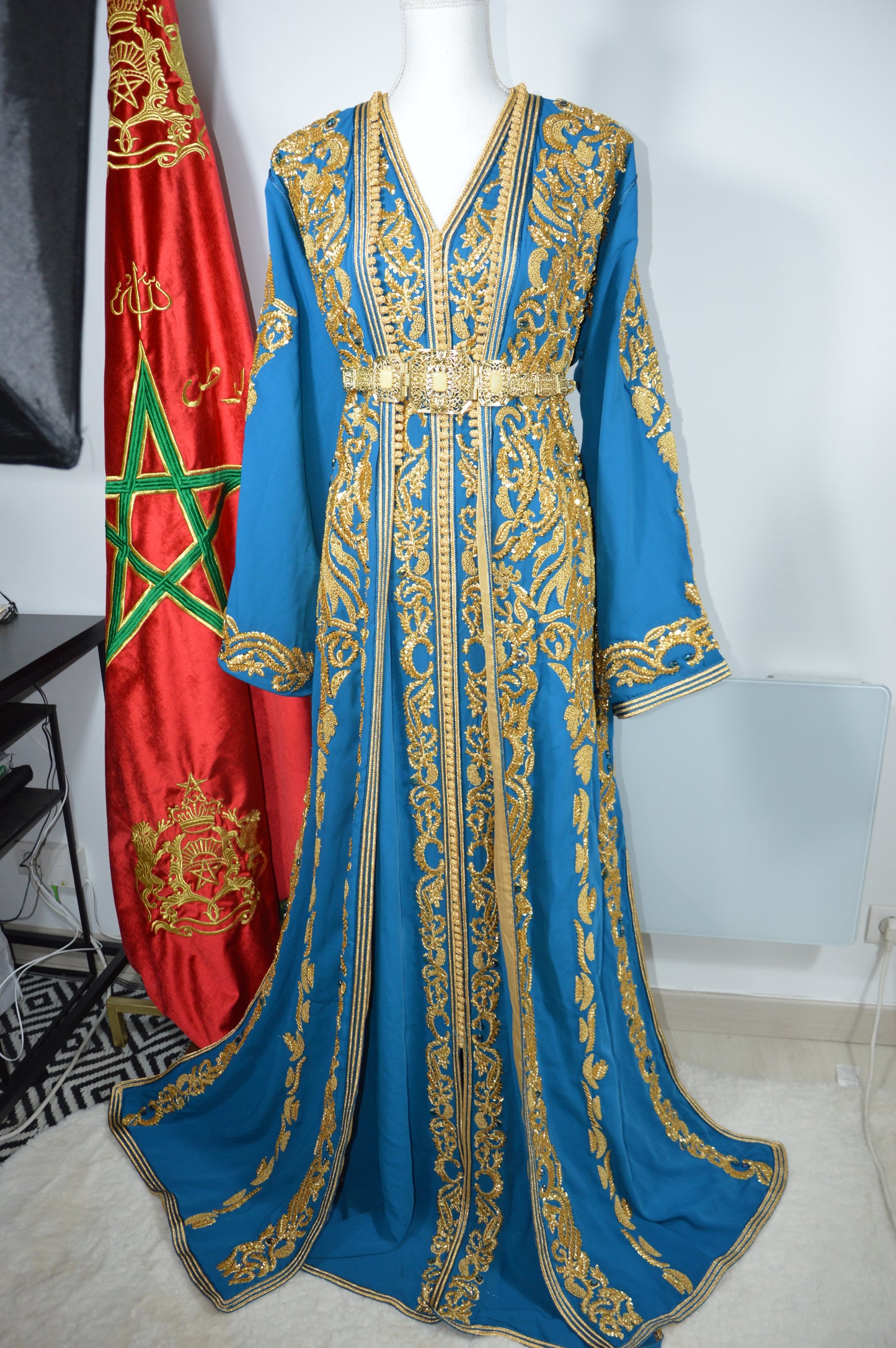 Takchita Haute Couture Bleue