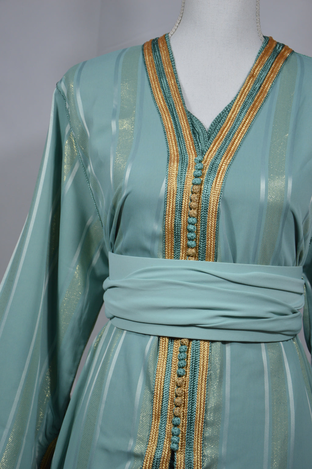 Takchita Céleste Bleu Turquoise – Élégance Royale