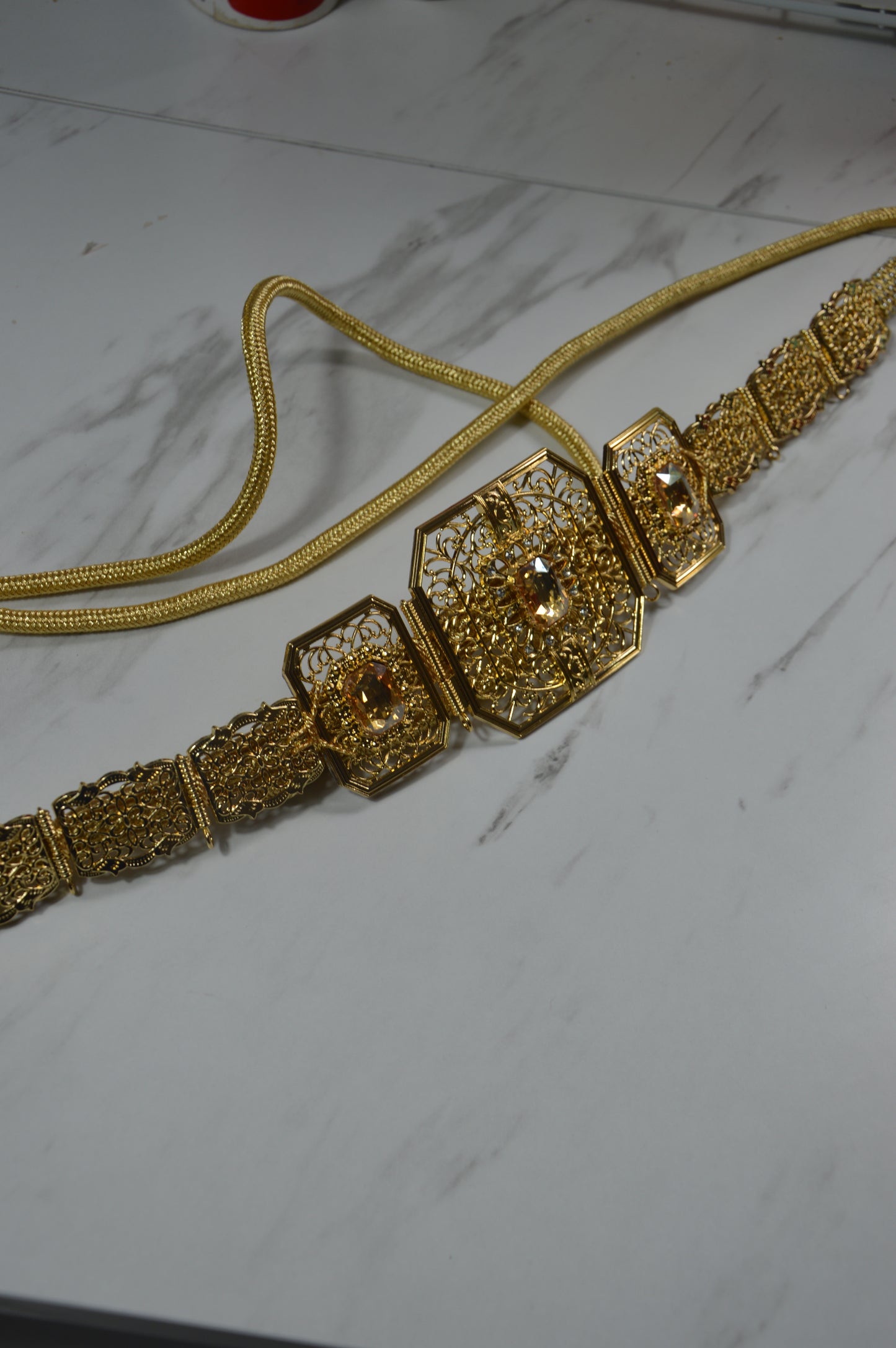 Ceinture Ndamma Or et Nude