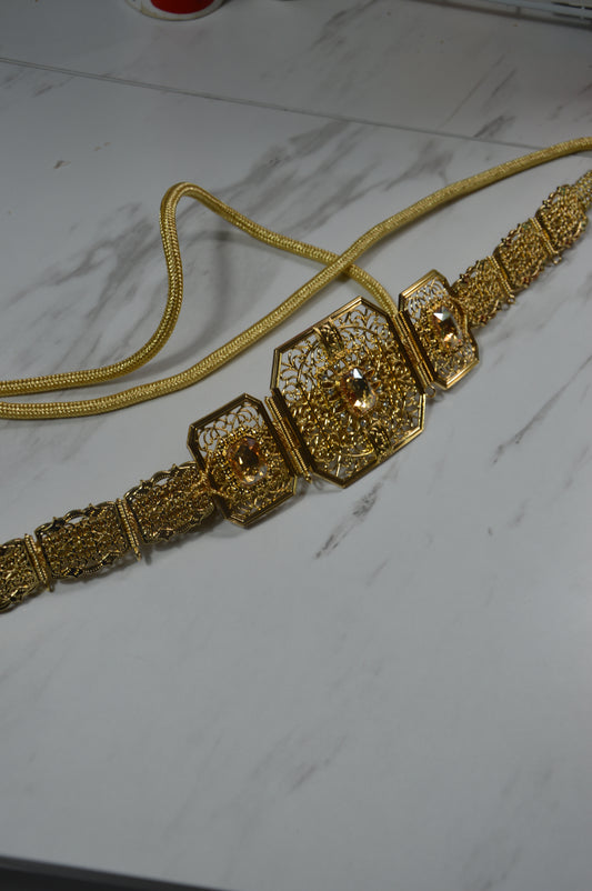 Ceinture Ndamma Or et Nude