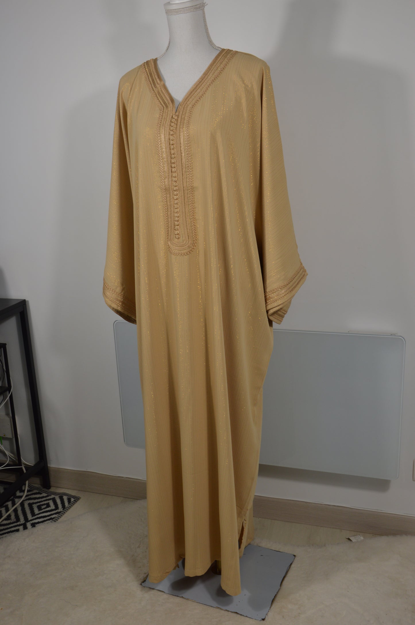 Gandoura Orientale Pailletée – Or