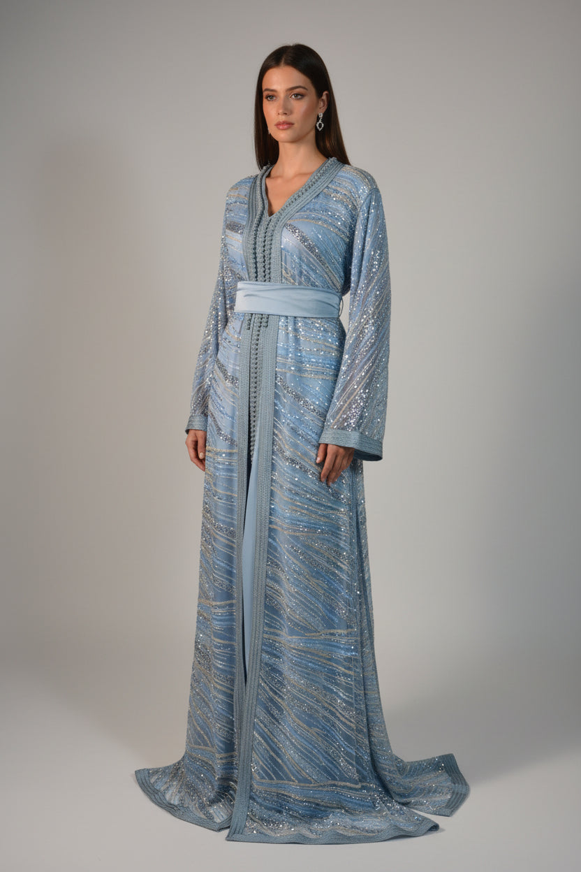Takchita Crystal Bleu Perlé