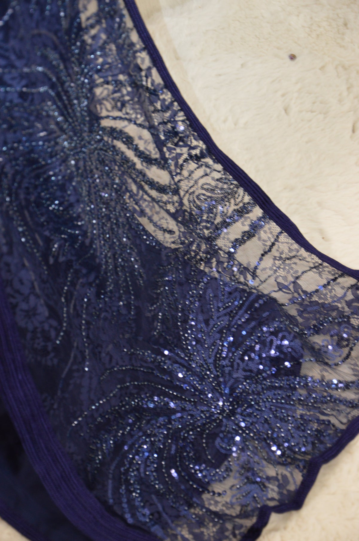 Takchita Dentella Signature Perlée – Bleu Marine