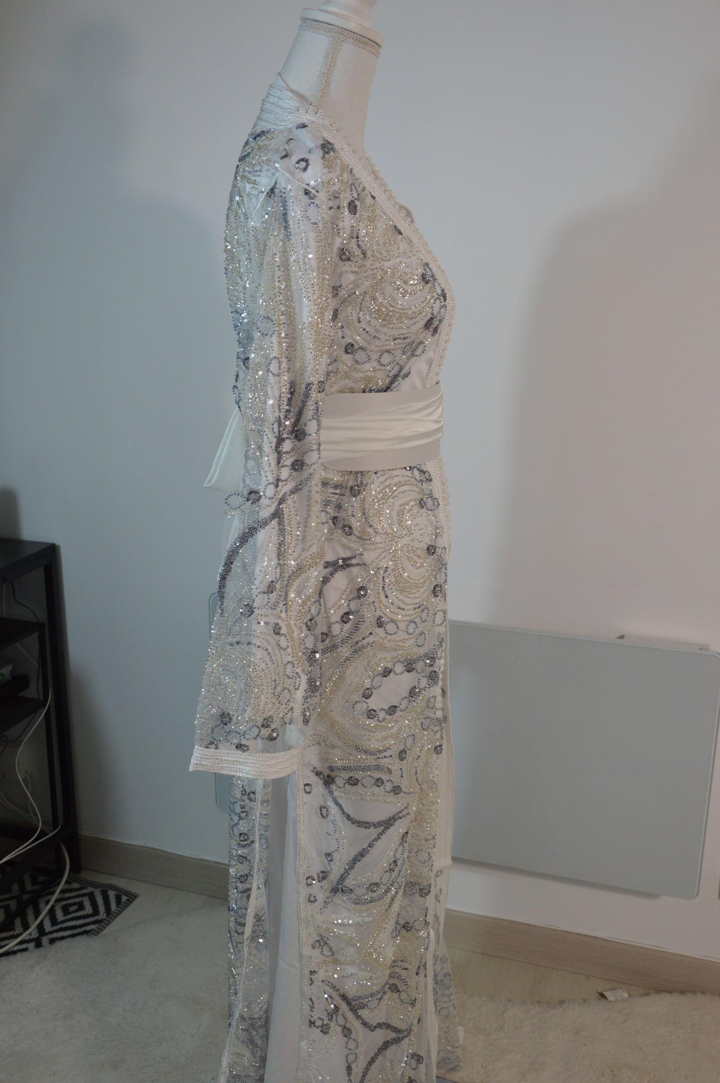 Takchita Crystal Blanche Perlés