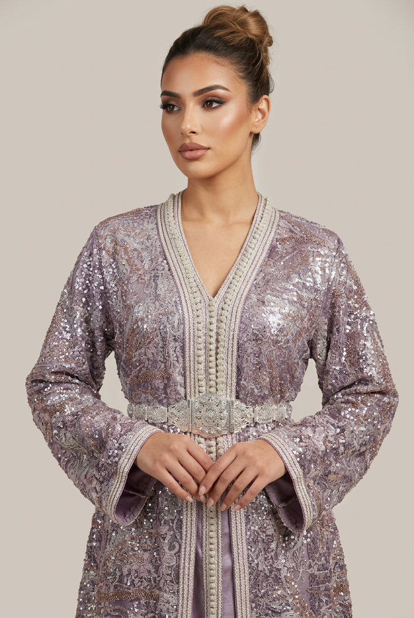 Takchita Ibtissam Crystal – Lilas Argenté