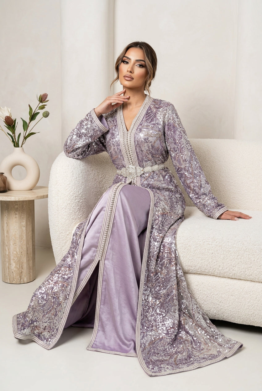 Takchita Ibtissam Crystal – Lilas Argenté