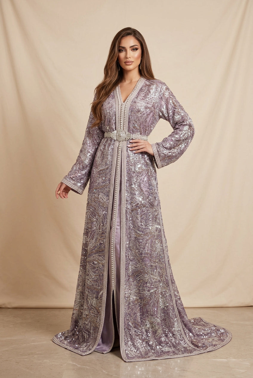 Takchita Ibtissam Crystal – Lilas Argenté