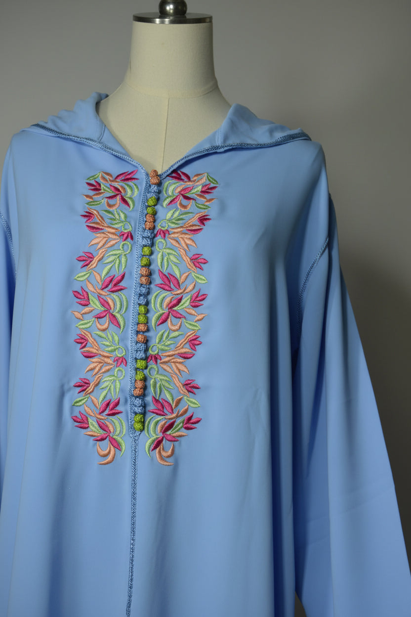 Jellaba Duo Maman et Fille - Ensemble Assorti Marocain de Luxe