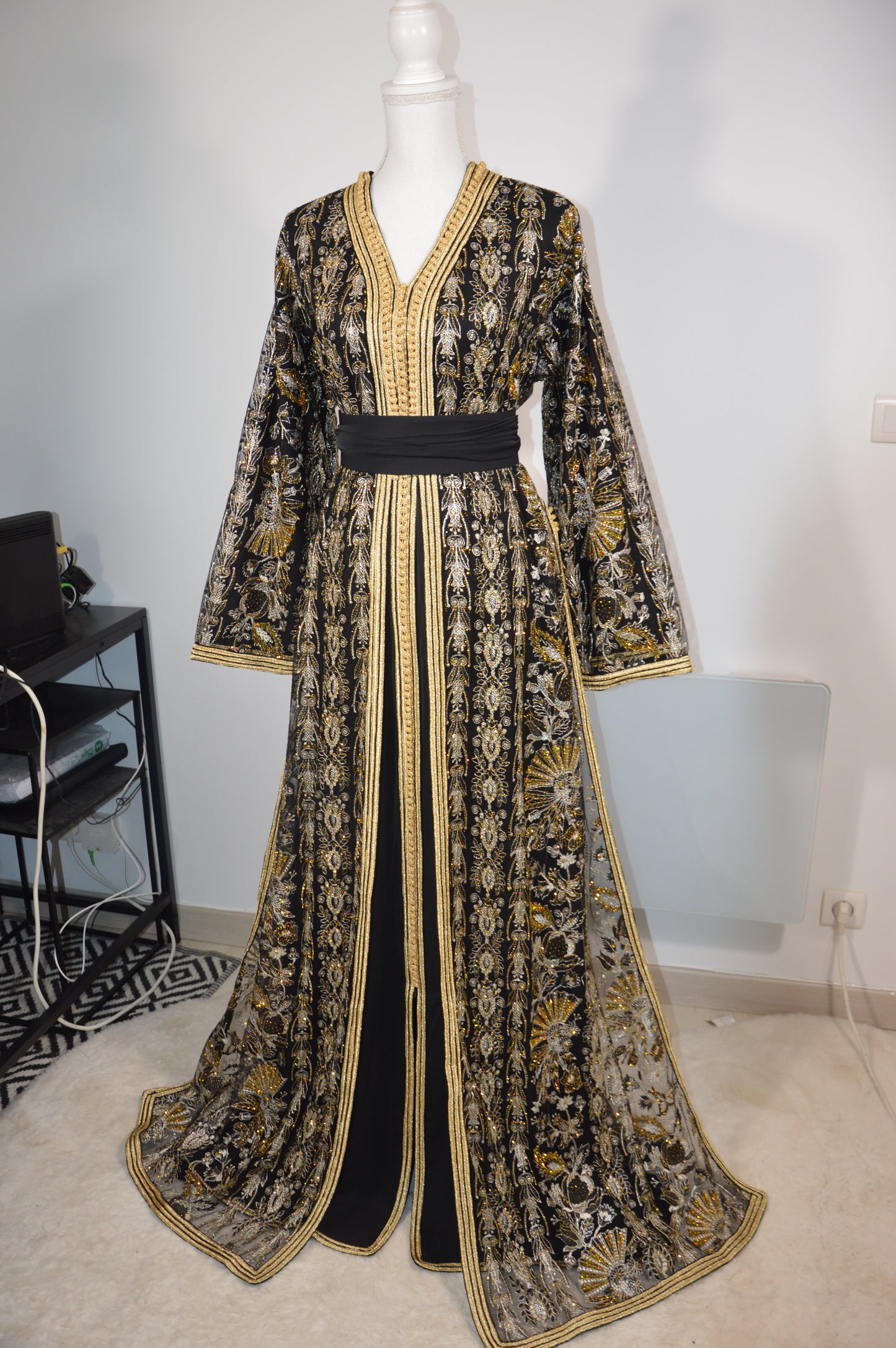 Takchita Sari Haute Couture Noir