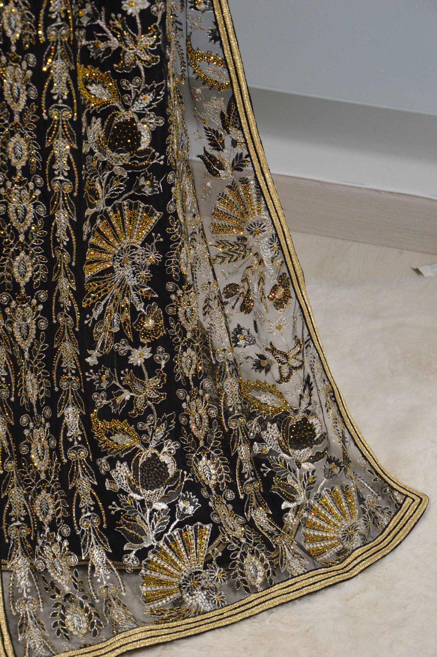 Takchita Sari Haute Couture Noir