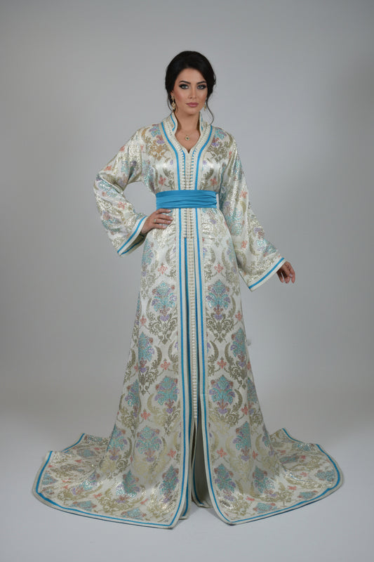 Takchita Omar Doublure Bleu Turquoise