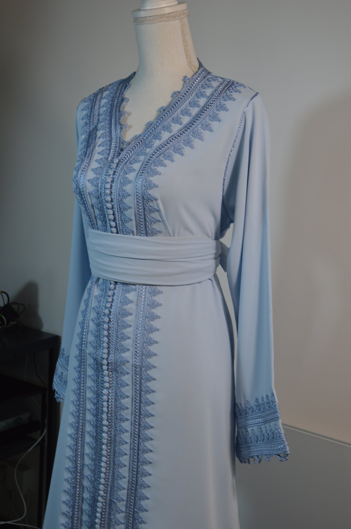 Caftan Malaik — Bleu Ciel