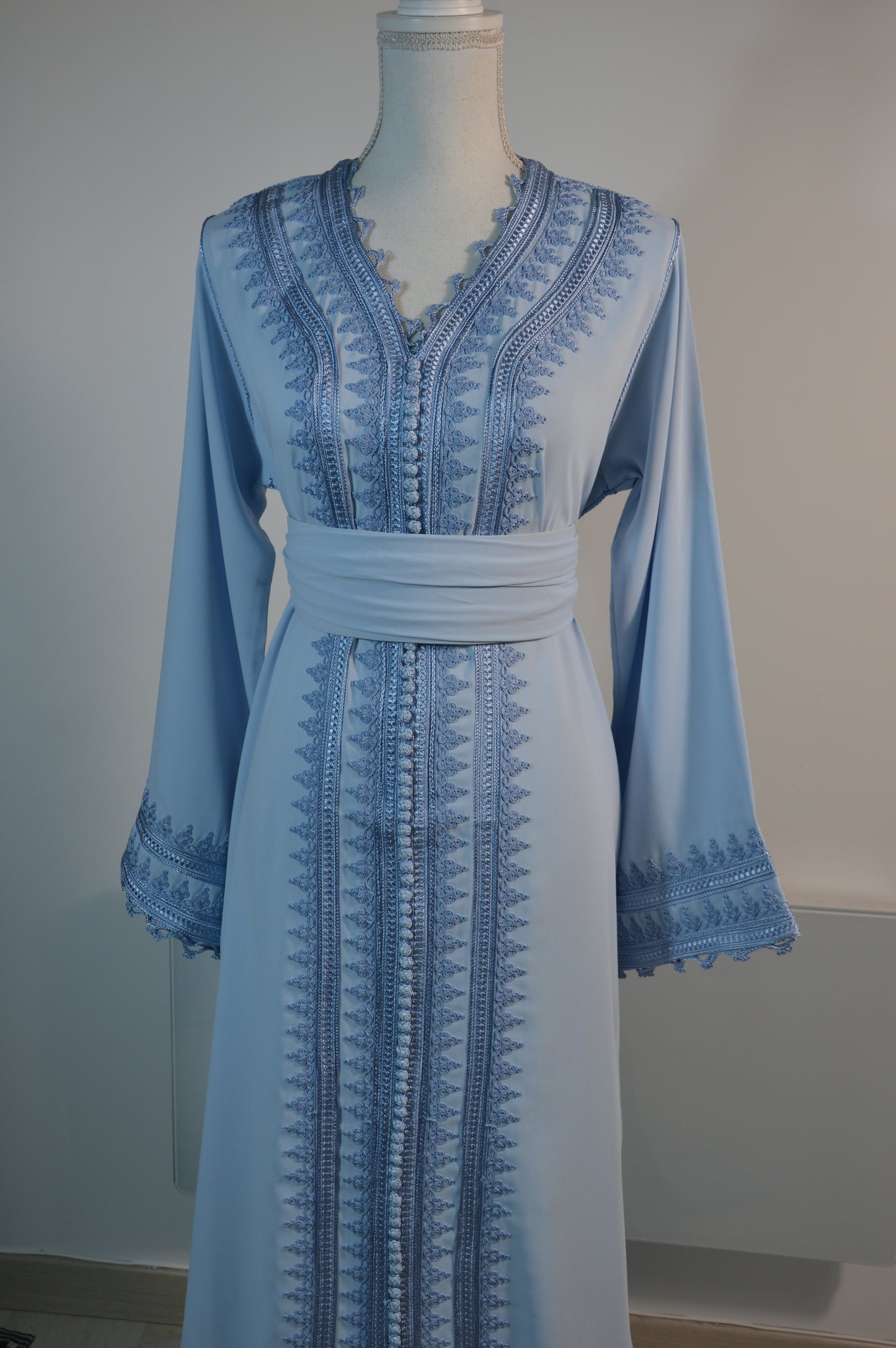 Caftan Malaik — Bleu Ciel