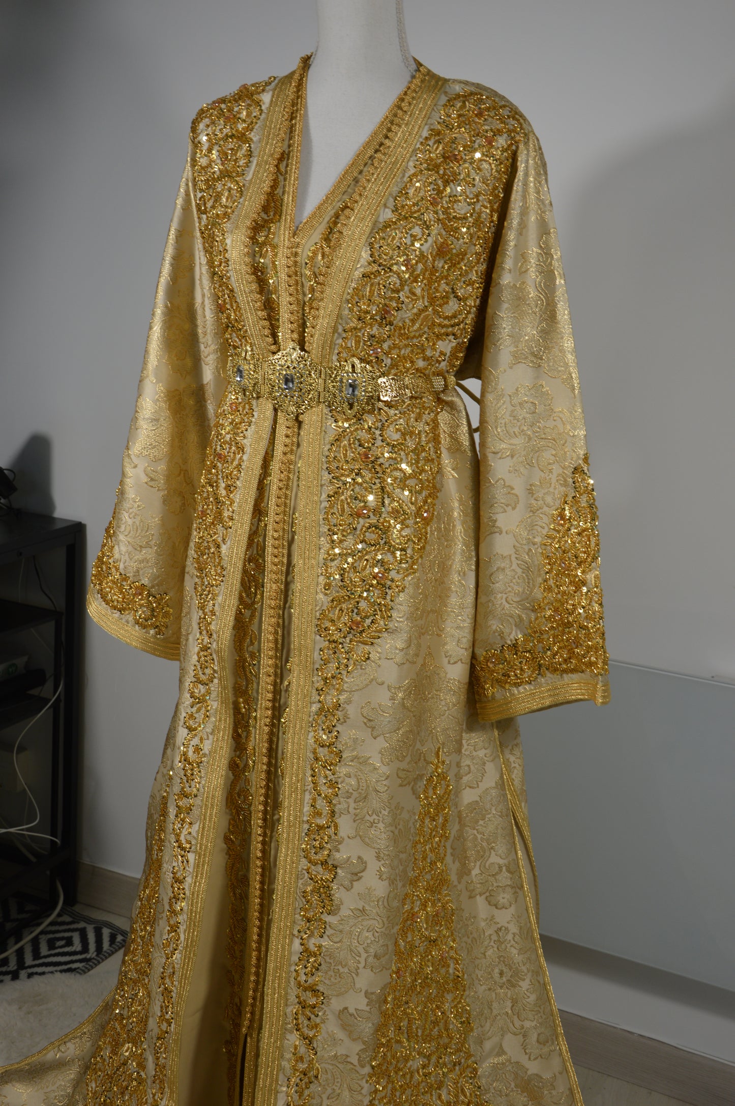 Takchita Haute Couture Brocart Or