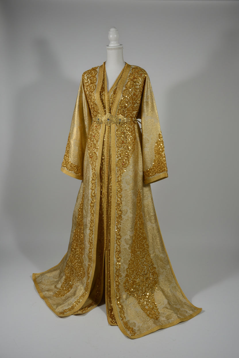 Takchita Haute Couture Brocart Or