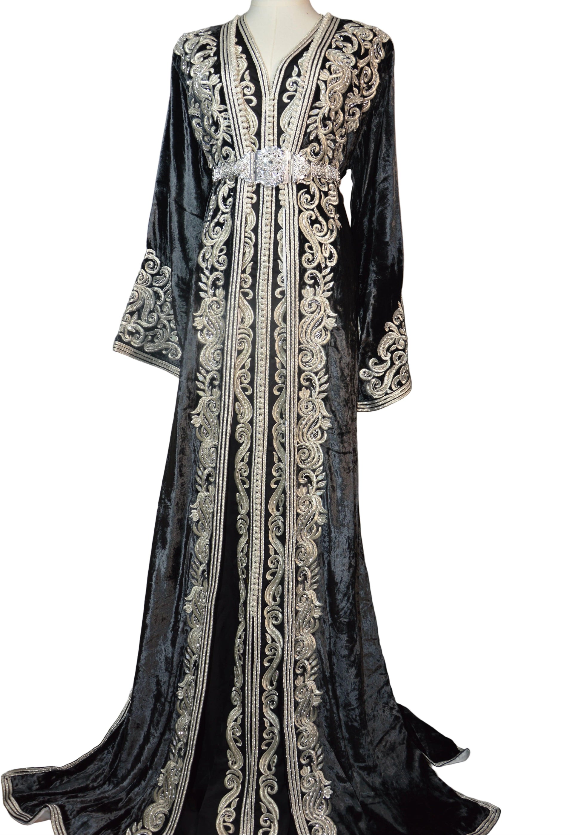 Takchita haute couture velours - Vue d'ensemble