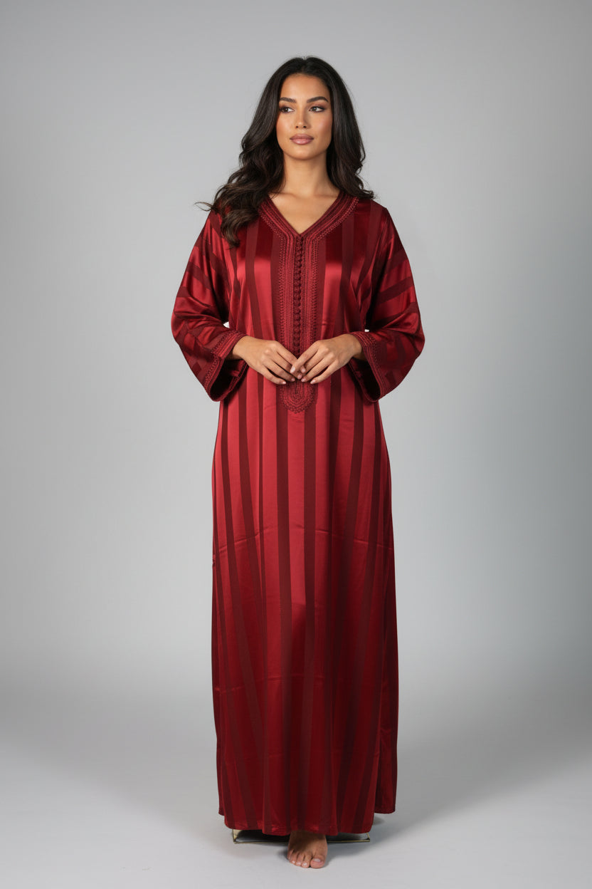 Gandora JAWARA Bordeaux — Crêpe de Soie
